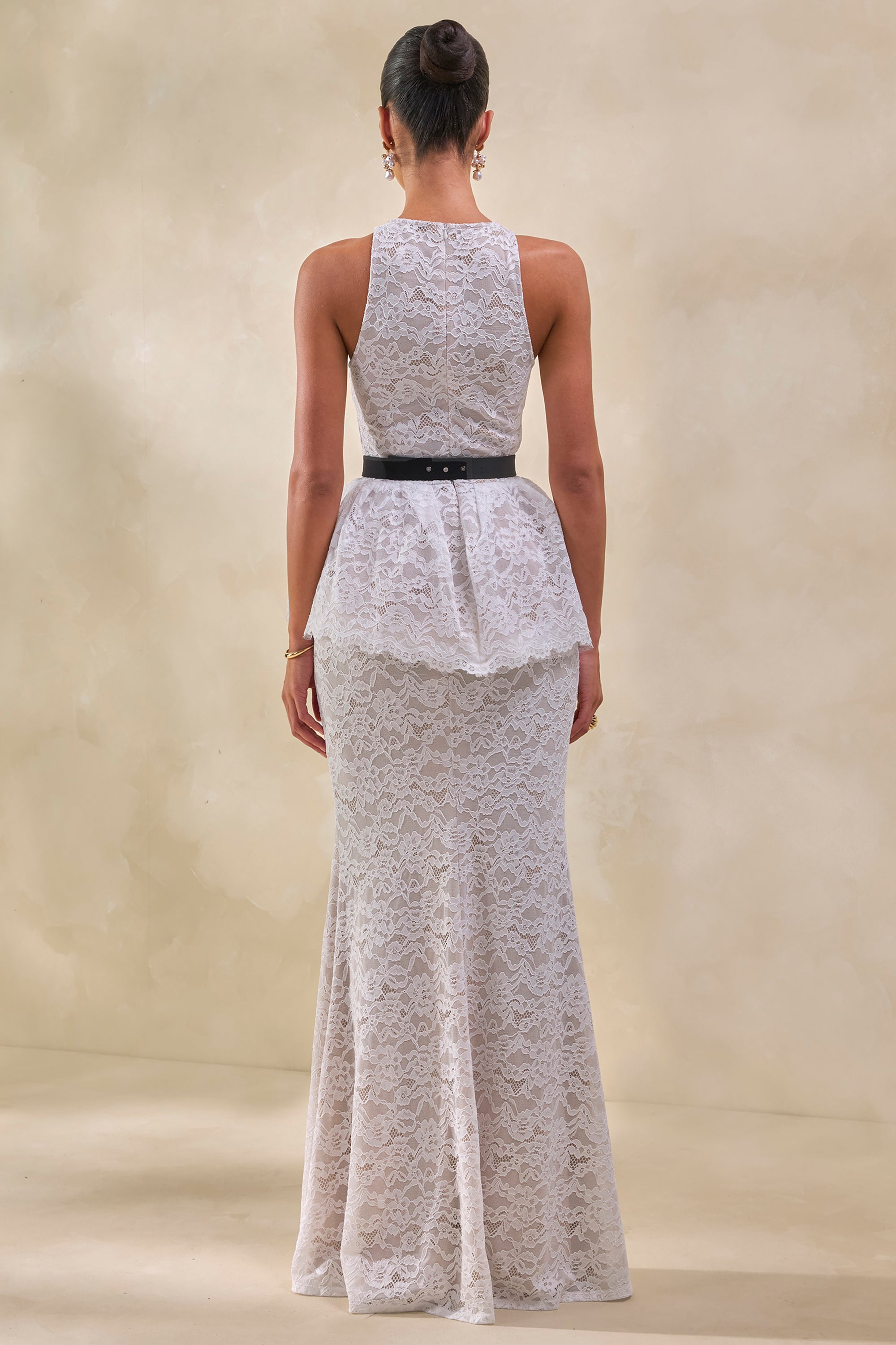 CL137907110---Lunisse-_-White-Lace-Maxi-Skirt-+-CL137906110---Malisse-_-White-Lace-Round-Neck-Top-With-Belt-Detail-10.jpg
