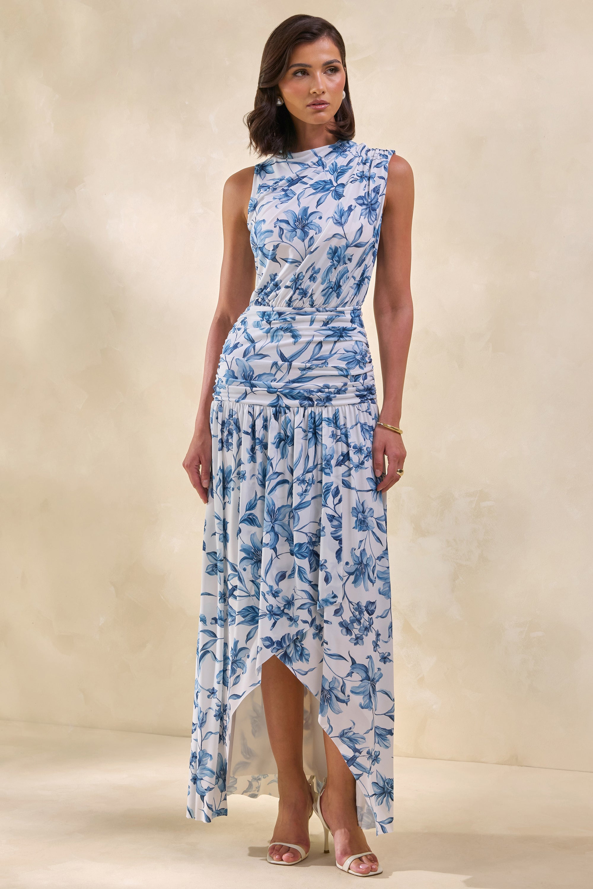ECM_HR_CL137913016 - Myssara _ Blue Porcelain-Print High-Neck Maxi Dress Gathered-Detailing 4.jpg