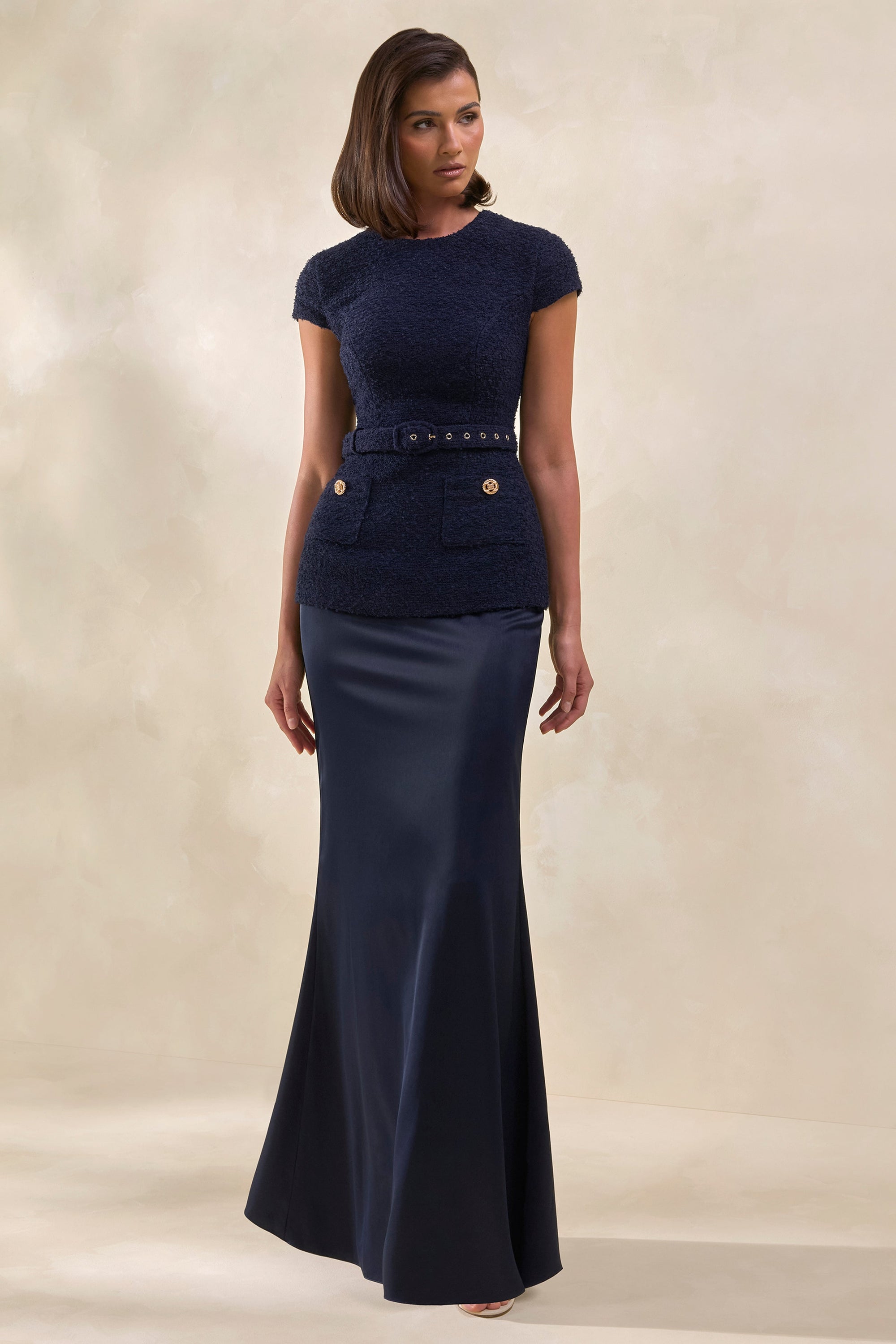 CL13791501006_ECM_HR_CL137915010_-_Whispera___Navy_Crew-Neck_Maxi_Dress_With_Satin_Skirt_And_Pocket-Details_2