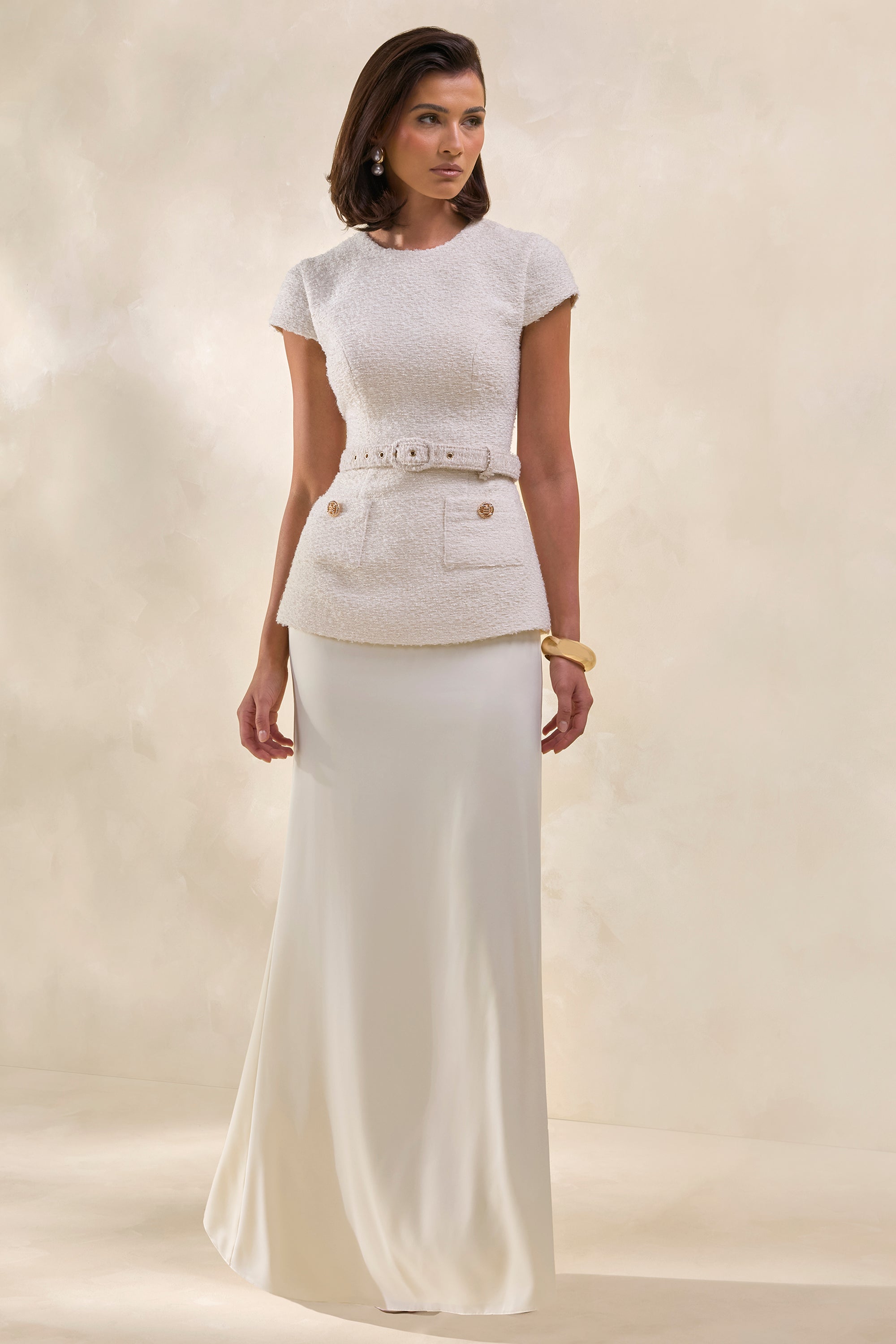 ECM_HR_CL137915111 - Whispera _ Cream Crew-Neck Maxi Dress With Satin Skirt And Pocket-Details 1.jpg