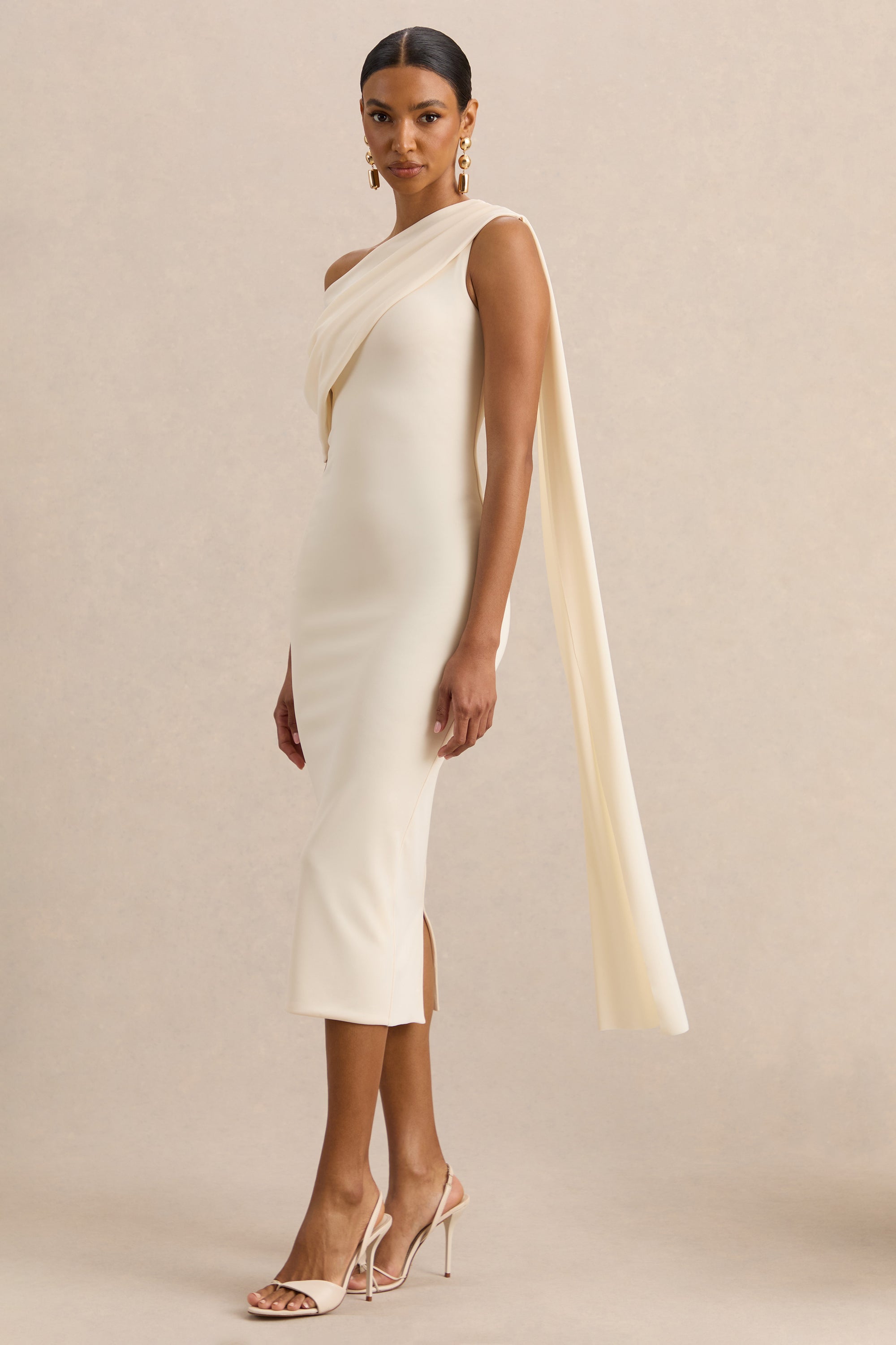 ECM_HR_CL137918111 - Madelisse   Cream Asymmetric-Neck Midi Dress With Sash 3.jpg
