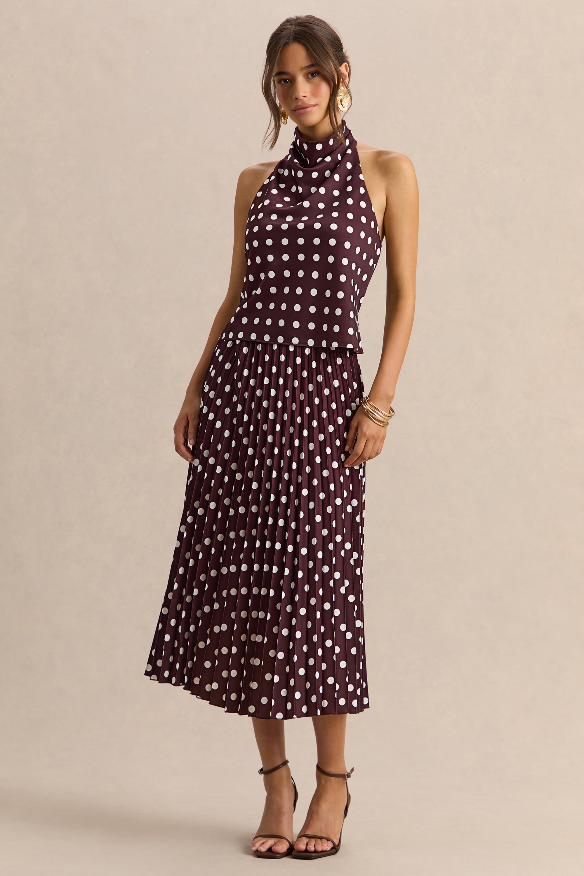 CL137920021---Lirona---Kiora-Brown-Polka-Dot-Satin-High-Neck-Top-CL137919021---110.jpg