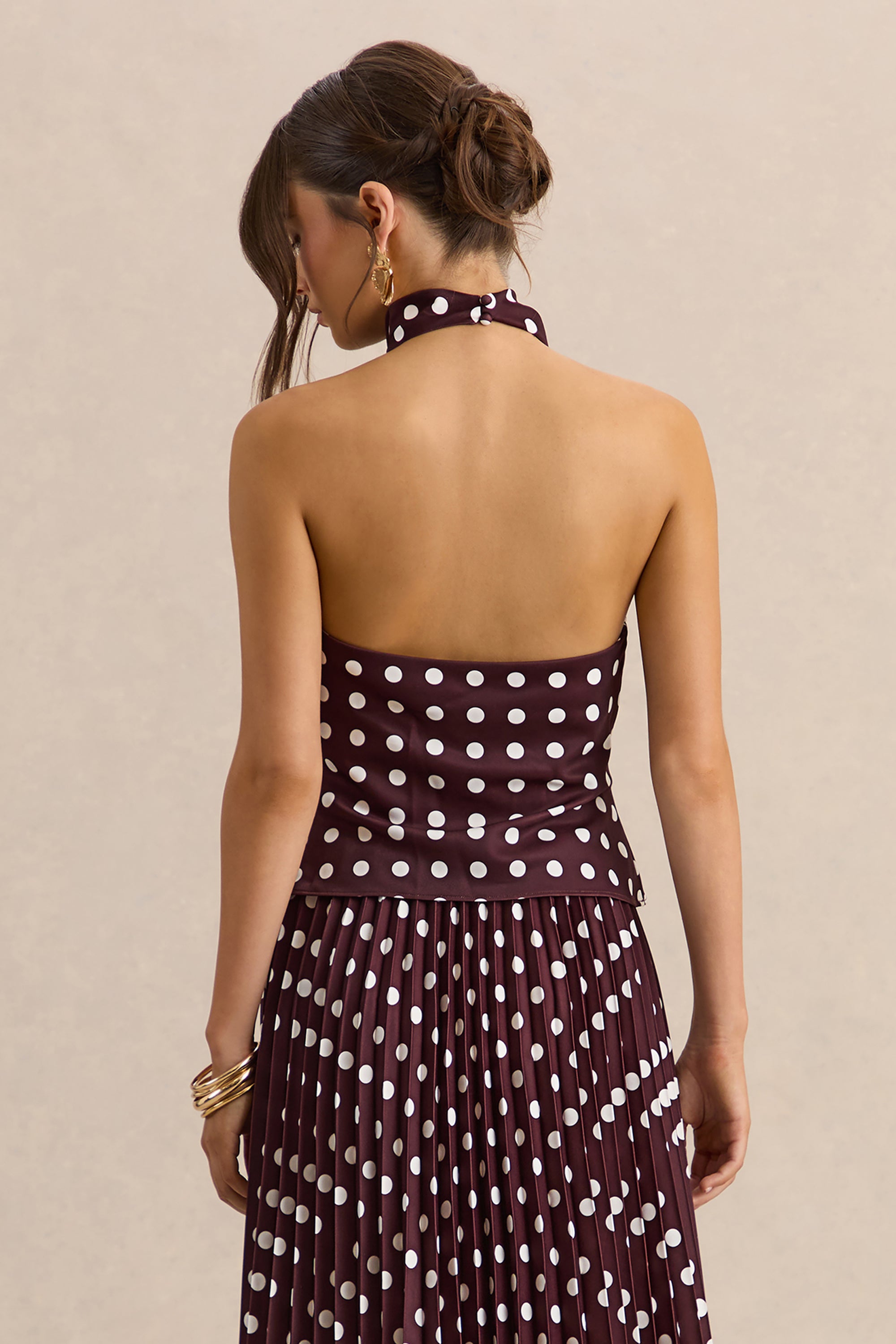 CL137920021---Lirona---Kiora-Brown-Polka-Dot-Satin-High-Neck-Top-CL137919021---121-copy.jpg