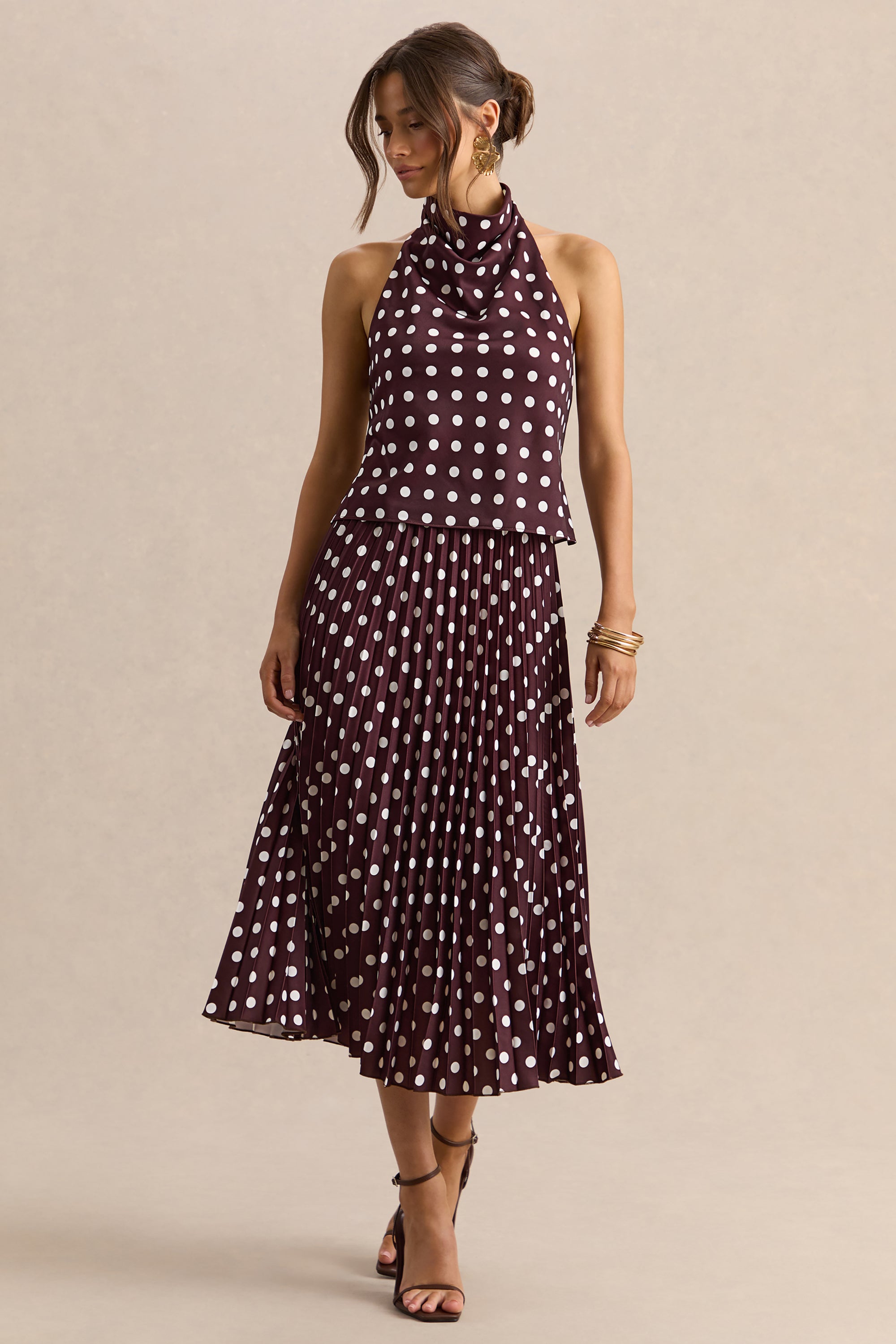 CL137920021---Lirona---Kiora-Brown-Polka-Dot-Satin-High-Neck-Top-CL137919021---111.jpg