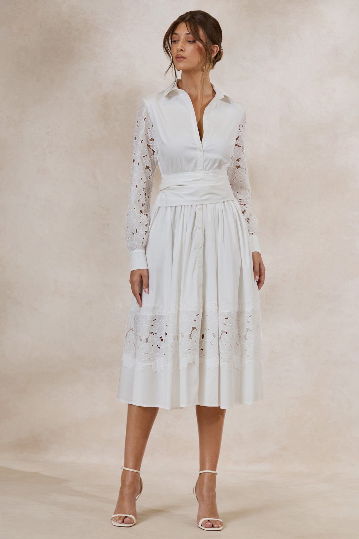 ECM_HR_CL137928110 - Zalynne _ White Collared-Neck Midi Dress0.jpg