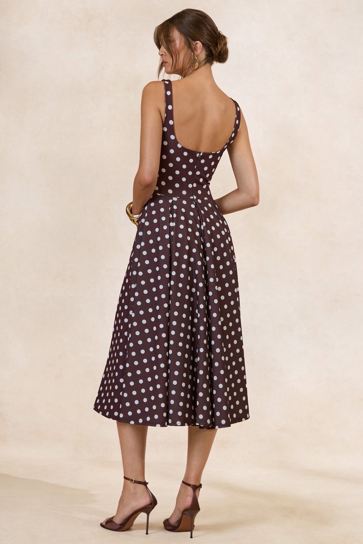 CL137929021 - Lumera _ Brown Polka-Dot Square-Neck Midi Dress5.jpg