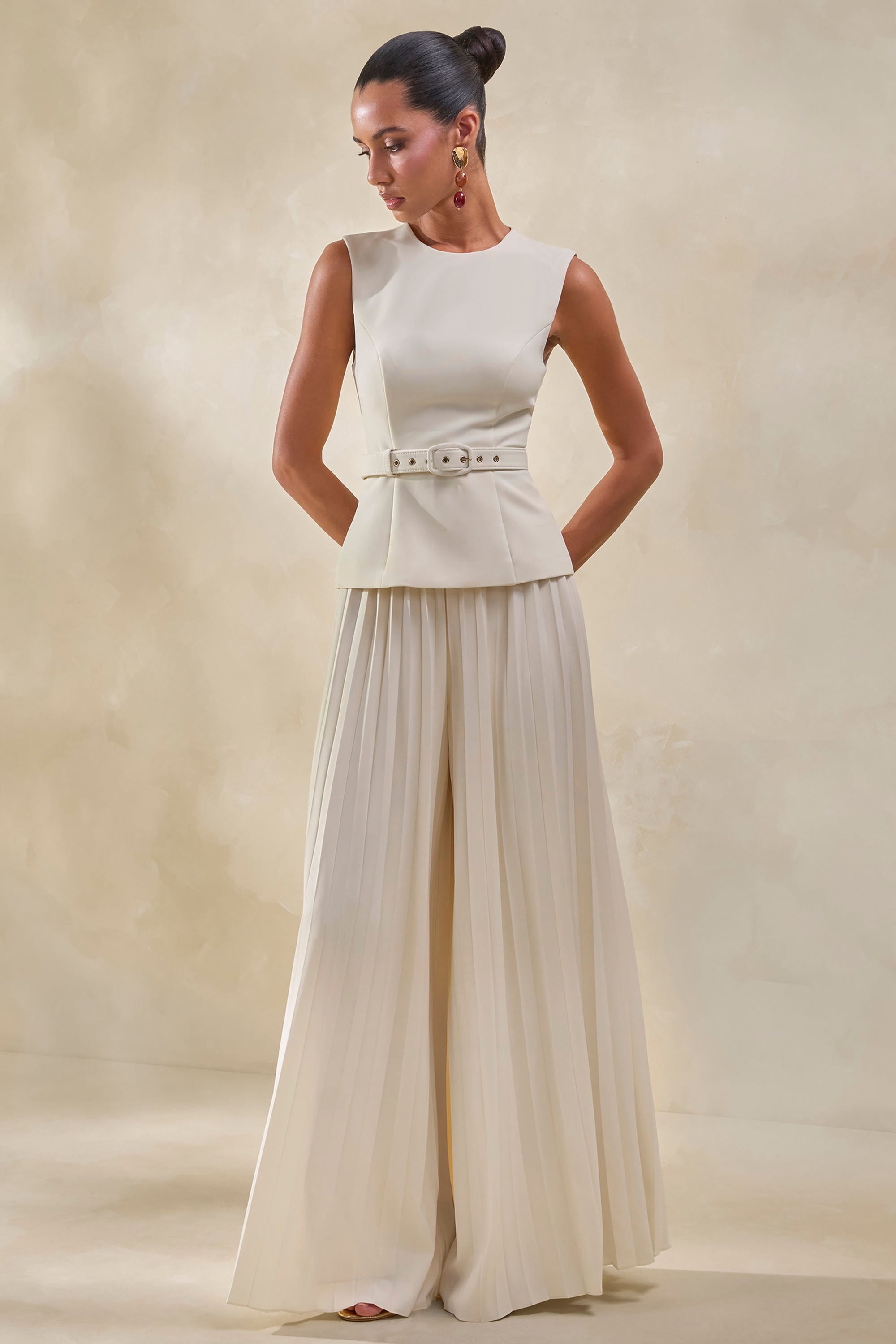 ECM_HR_CL137939111---Karienne-_-Cream-Round-Neck-Top-With-Belted-Detail-+-CL137940111---Lerenza-_-Cream-Satin-Wide-Leg-Pleated-Trousers0.jpg