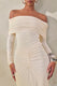 CL137952111 - Micaela _ Cream Ruched Maxi Skirt + CL137948111 - Drina _ Cream Bardot Neck Bodysuit With Ruched Long Sleeves5.jpg