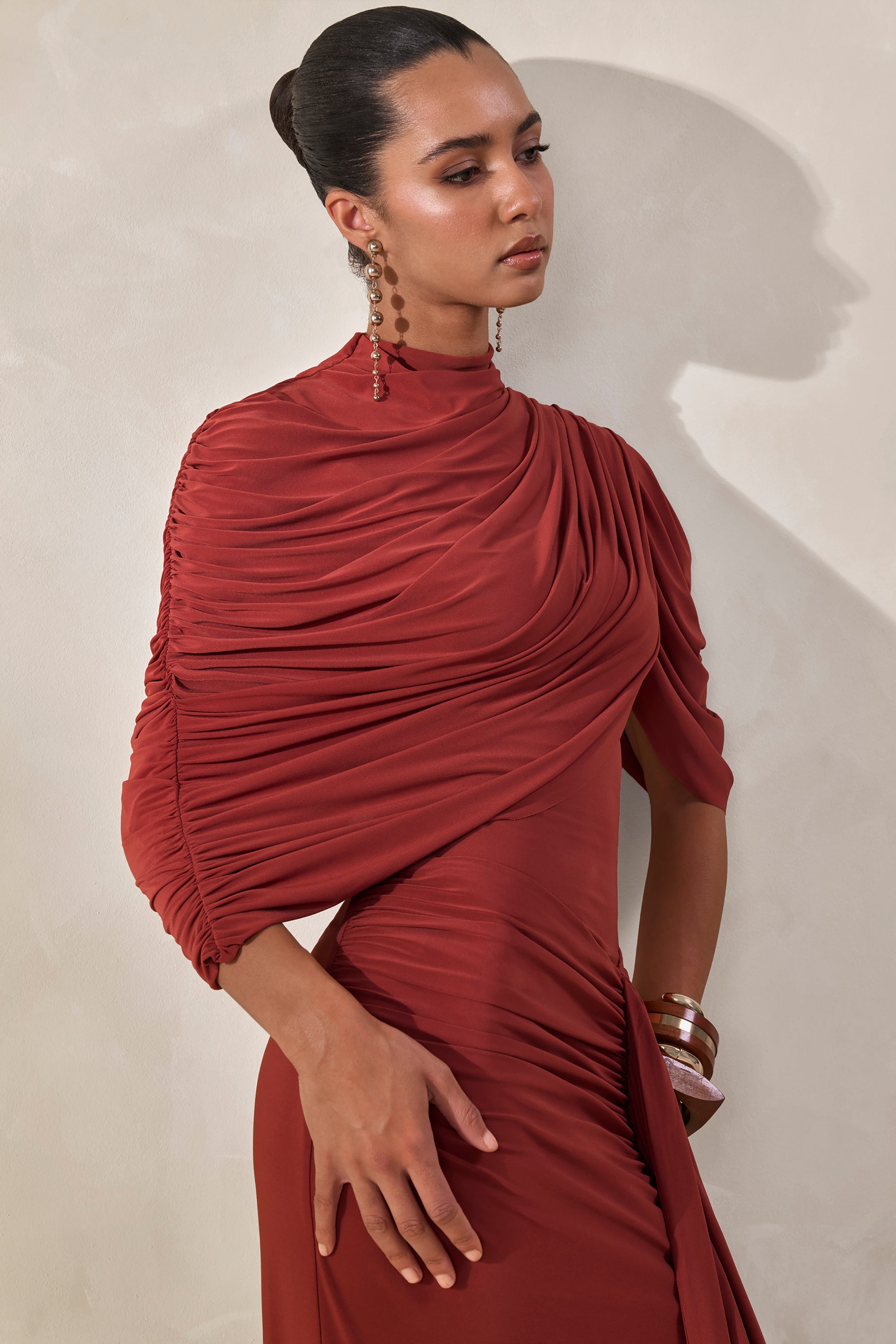 ECM_HR_CL137954071---Fenicia-_-Rust-High-Neck-Bodysuit-With-Cape-Detail-+-CL137956071---Mireya-_-Rust-Wrapped-Maxi-Skirt-With-Split6.jpg