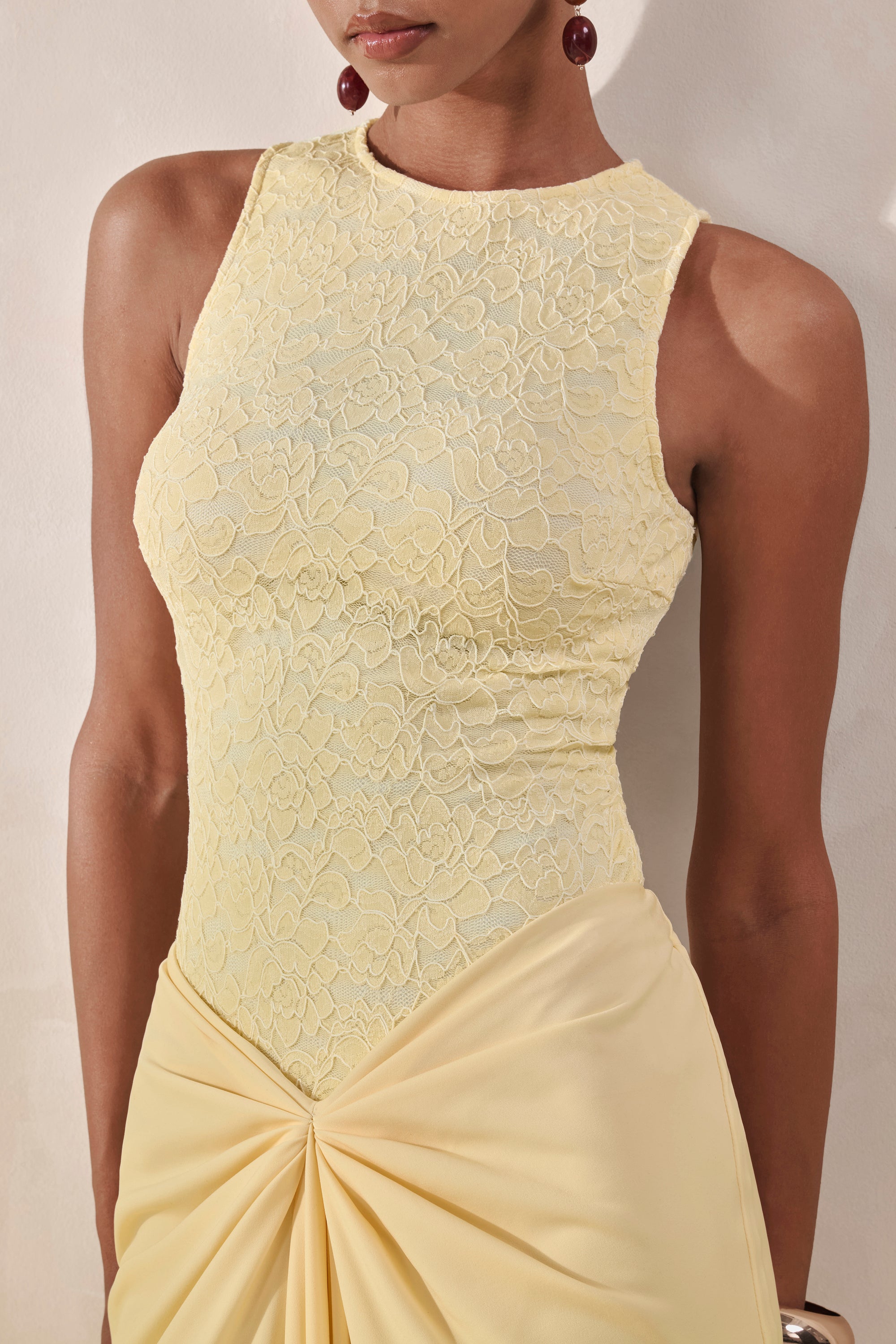 ECM_HR_CL137964121 - Setaria _ Lemon Satin Maxi-Skirt With Gathered-Detailing And Sash + CL137962121 - Serale _ Lemon Lace Halter-Neck Bodysuit7.jpg