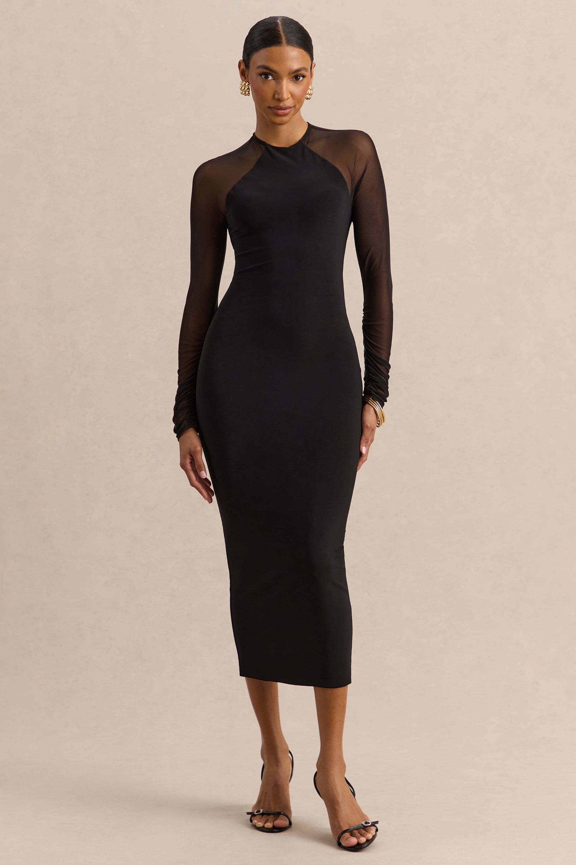 ECM_HR_CL138050001----Aurevia---Black-High-Neck-Midi-Dress-With-Long-Mesh-Sleeves-3.jpg