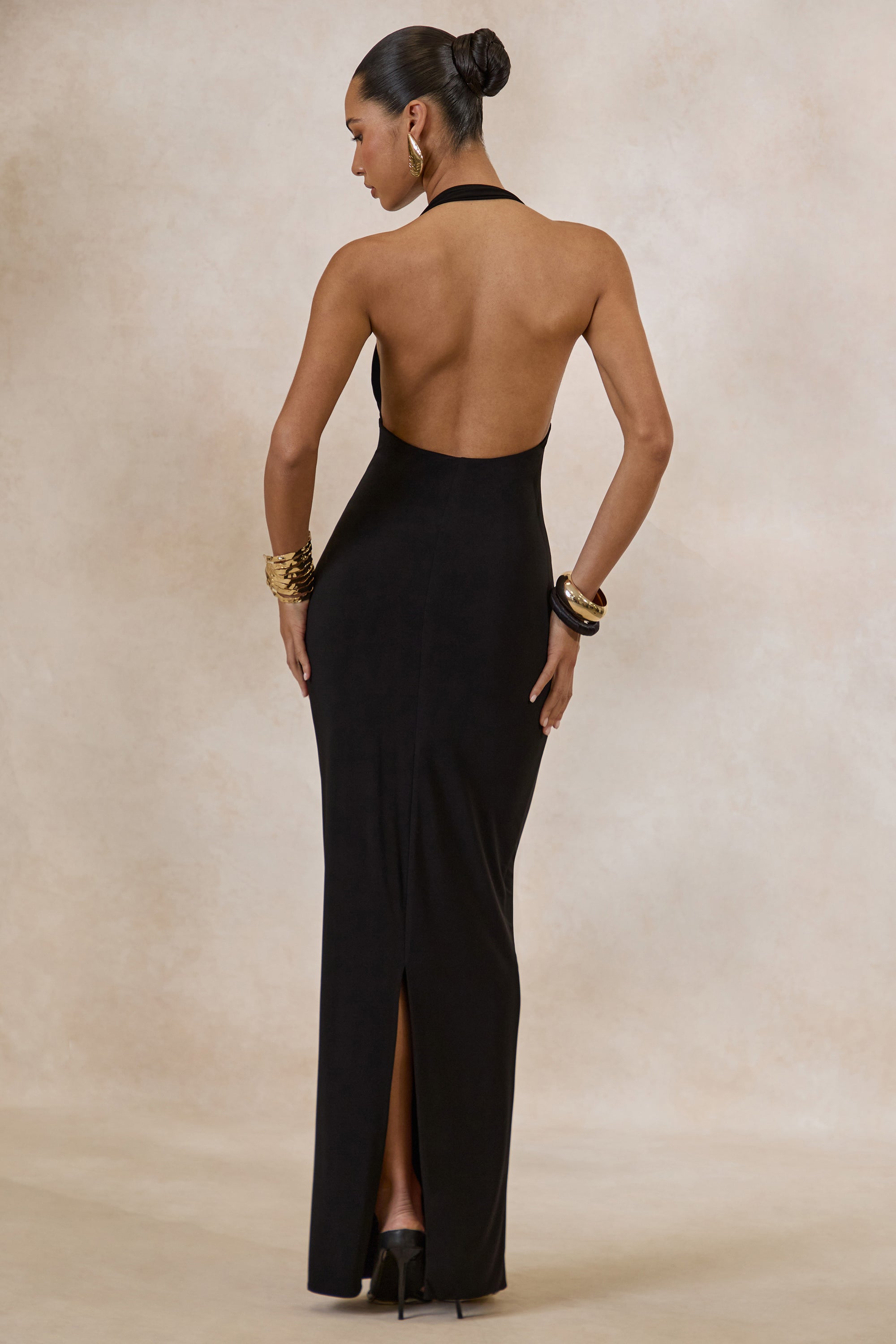 ECM_HR_CL138059001 - Delisse _ Black Asymmetric-Neck Maxi Dress6.jpg
