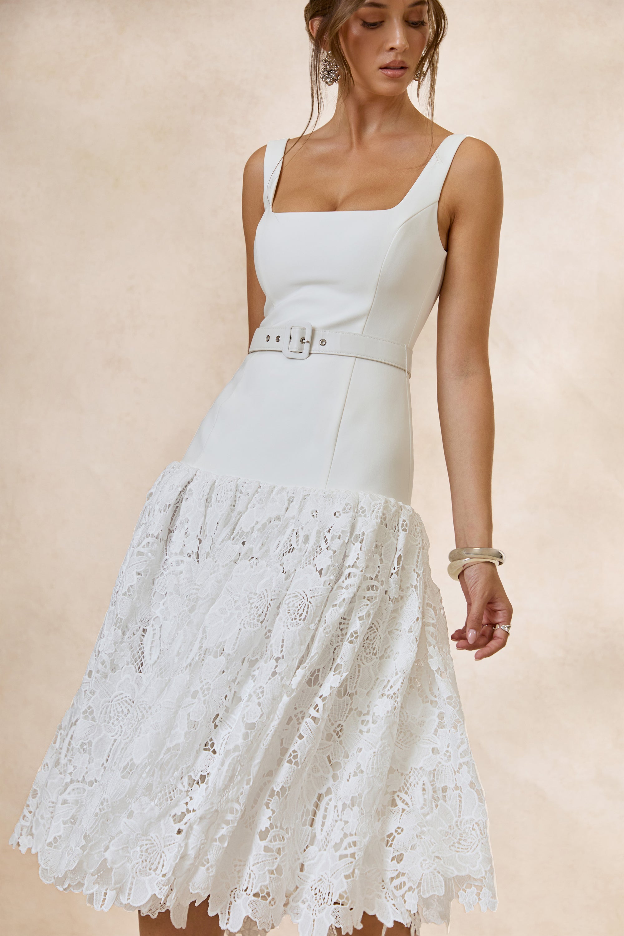 CL138094110 - Norrie _ White Square-Neck Midi Dress With Voluminous Lace Skirt3.jpg