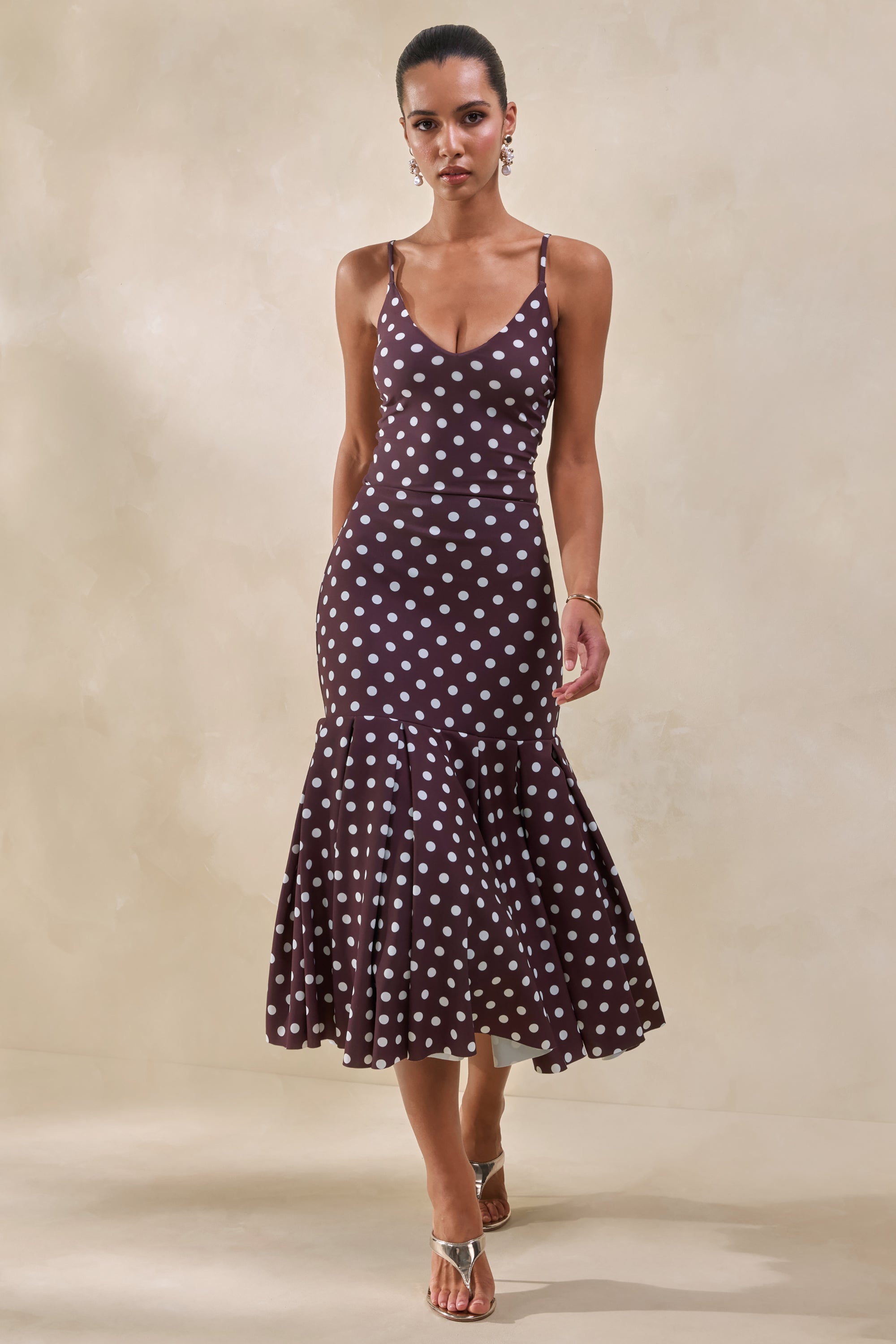 ECM_HR_CL138096021---Masie-Brown-Polka-Dot-Mesh-Maxi-Skirt-With-Drop-Waist-+-CL138097021--Rayna-Brown-Polka-Dot-V-Neck-Bodysuit2.jpg