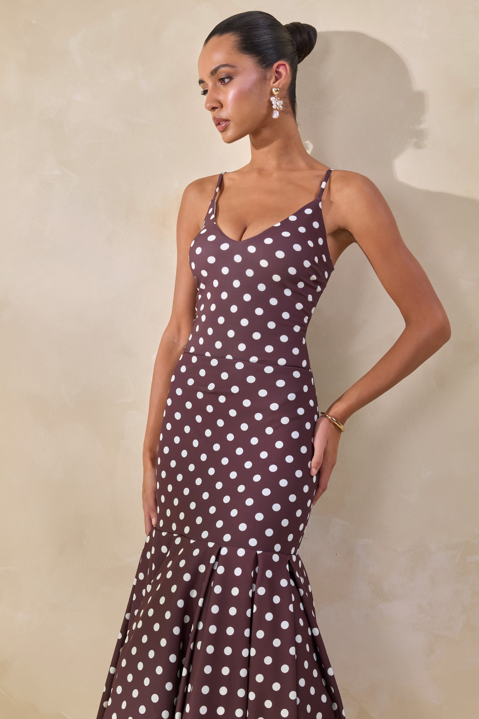 ECM_HR_CL138096021---Masie-Brown-Polka-Dot-Mesh-Maxi-Skirt-With-Drop-Waist-+-CL138097021--Rayna-Brown-Polka-Dot-V-Neck-Bodysuit6.jpg