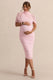 ECM_HR_CL138113081  - Aderyn  Light Pink High-Neck Maternity Midi Dress With Sheer Cape Sleeves 1.jpg