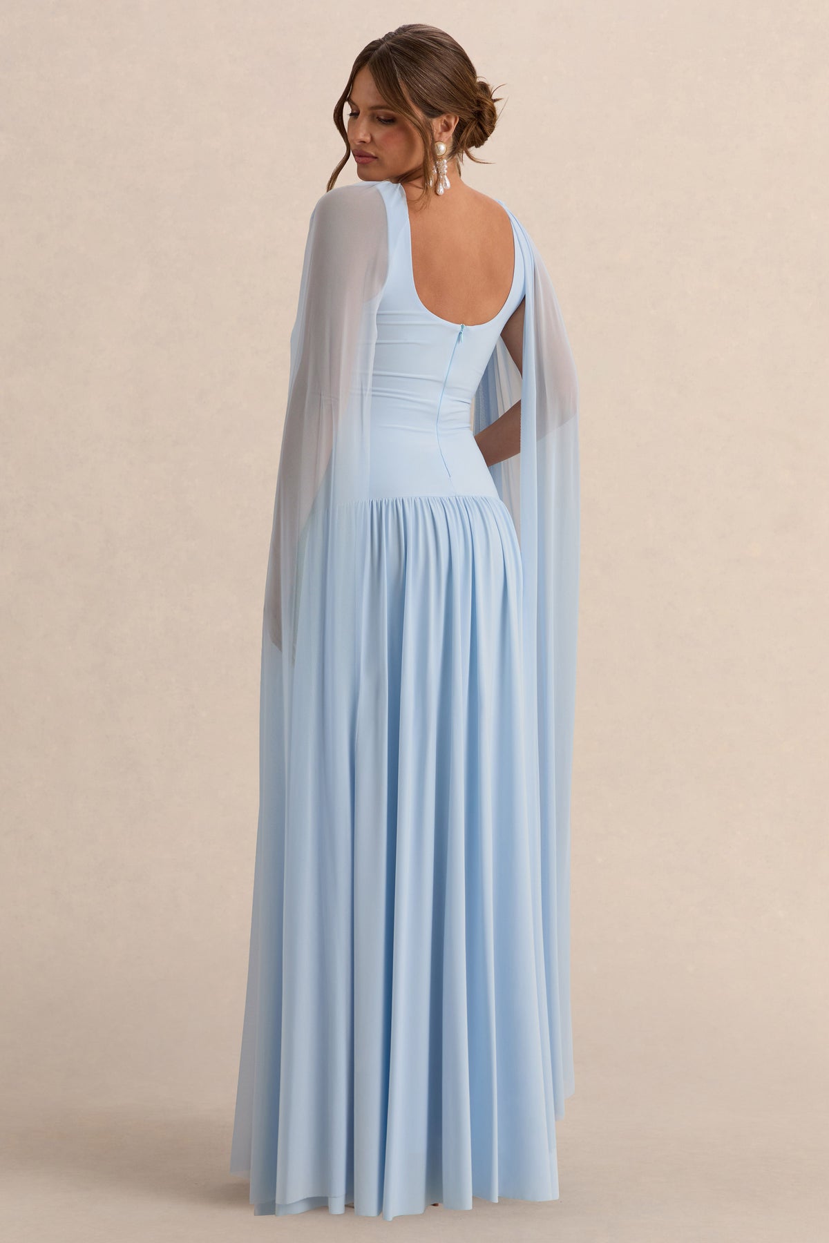 ECM_HR_CL138117013 - Louella Light Blue Round-Neck Maternity Maxi Dress With Sheer Cape 4.jpg