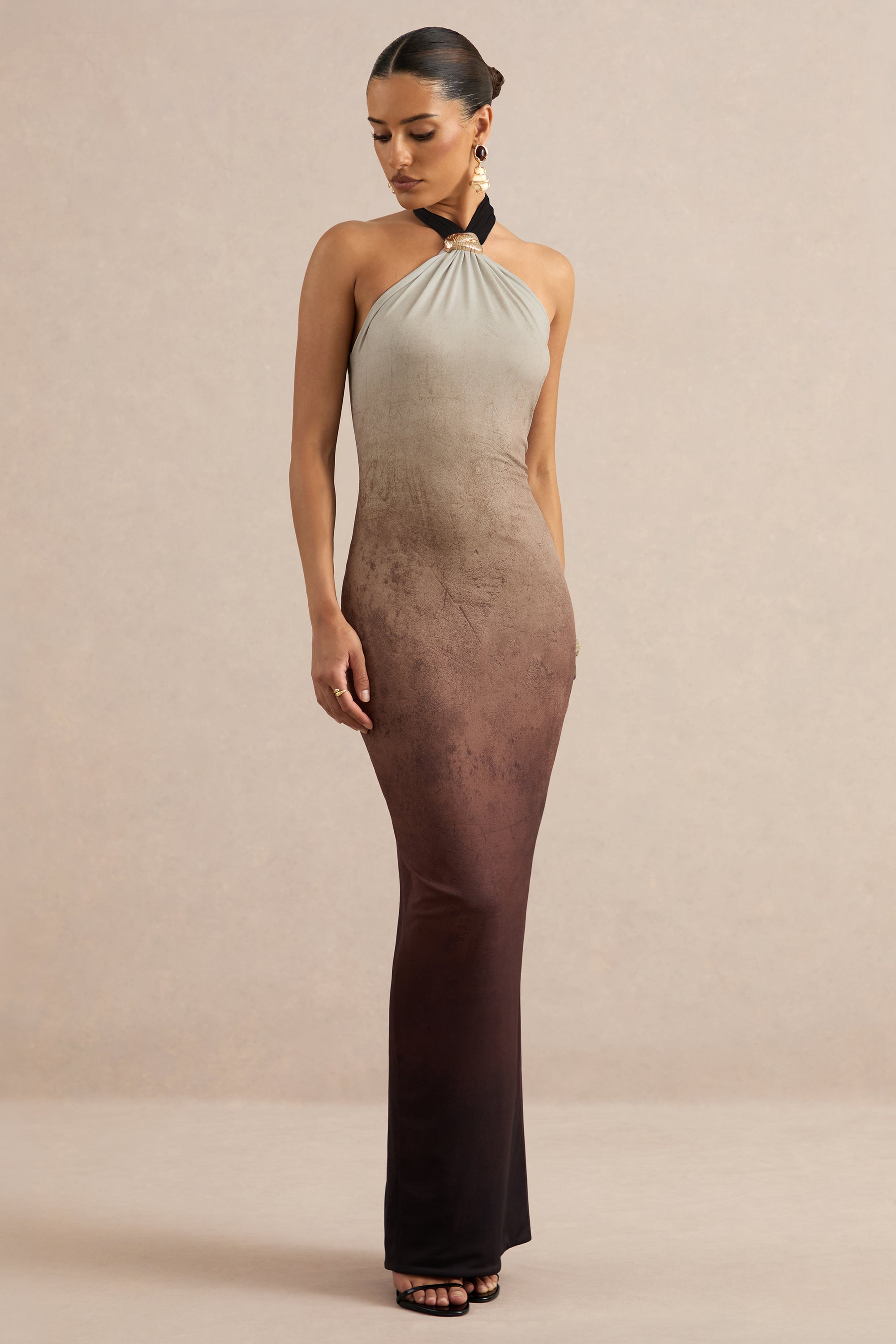 ECM_HR_CL138118021 - Thera | Brown Ombre Halter-Neck Maxi Dress With Gold Detail4.jpg