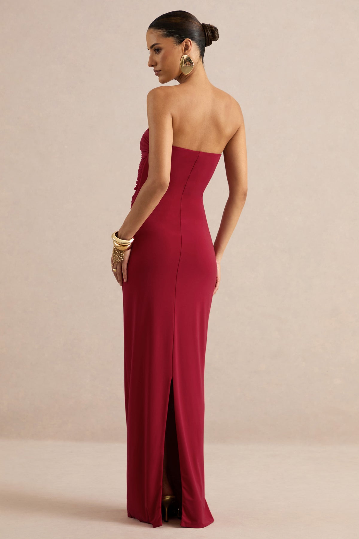 ECM_HR_Mireia Red Bandeau-Neck Maxi Dress With Body Cut-Out And Gold Details CL138127100 28.jpg