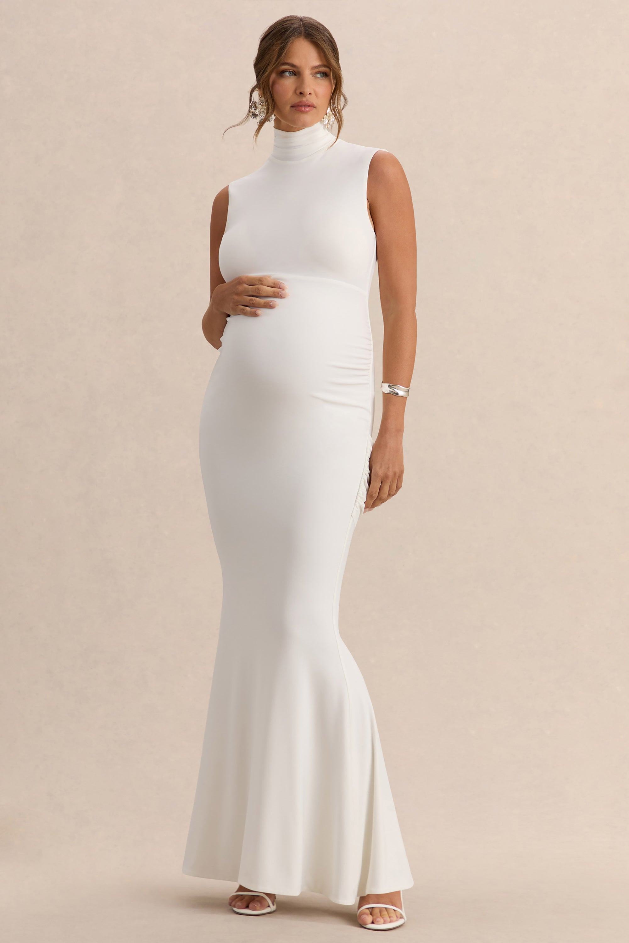 ECM_HR_CL138190110---Saffira-White-High-Neck-Maternity-Maxi-Dress-With-Draped-Detailing-3.jpg