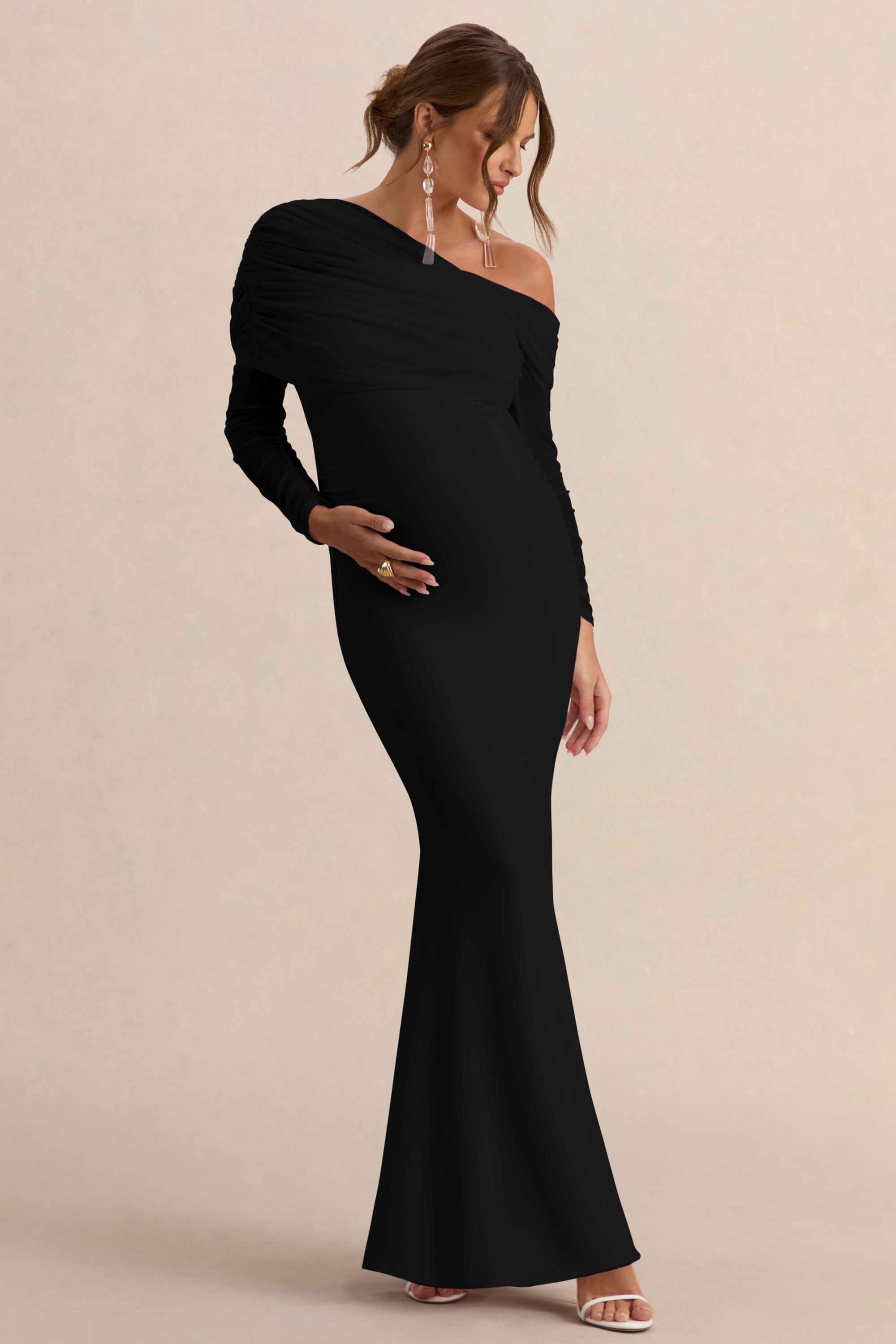 ECM_HR_CL138238001---Ianthe-_-Black-Asymmetric-Neck-Maternity-Maxi-Dress-With-Mesh-Long-Sleeves0.jpg