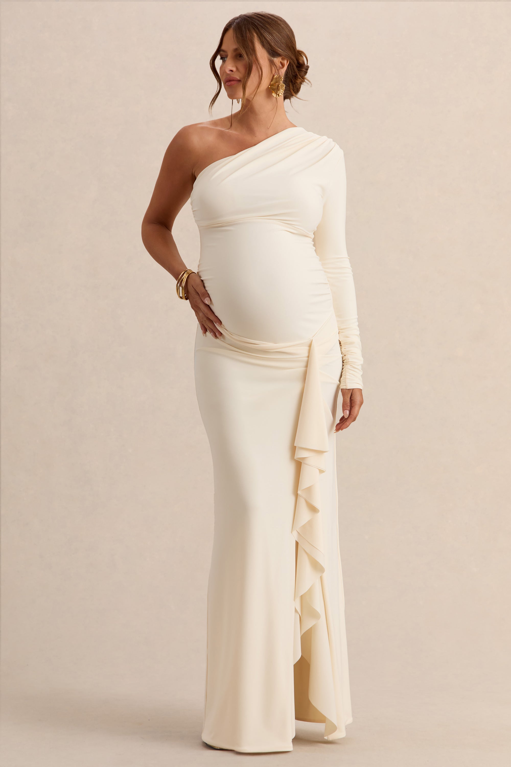 ECM_HR_CL138245111---Drusilla-_-Cream-Asymmetric-Neck-Maternity-Maxi-Dress-With-Gathered-Detailing-1.jpg