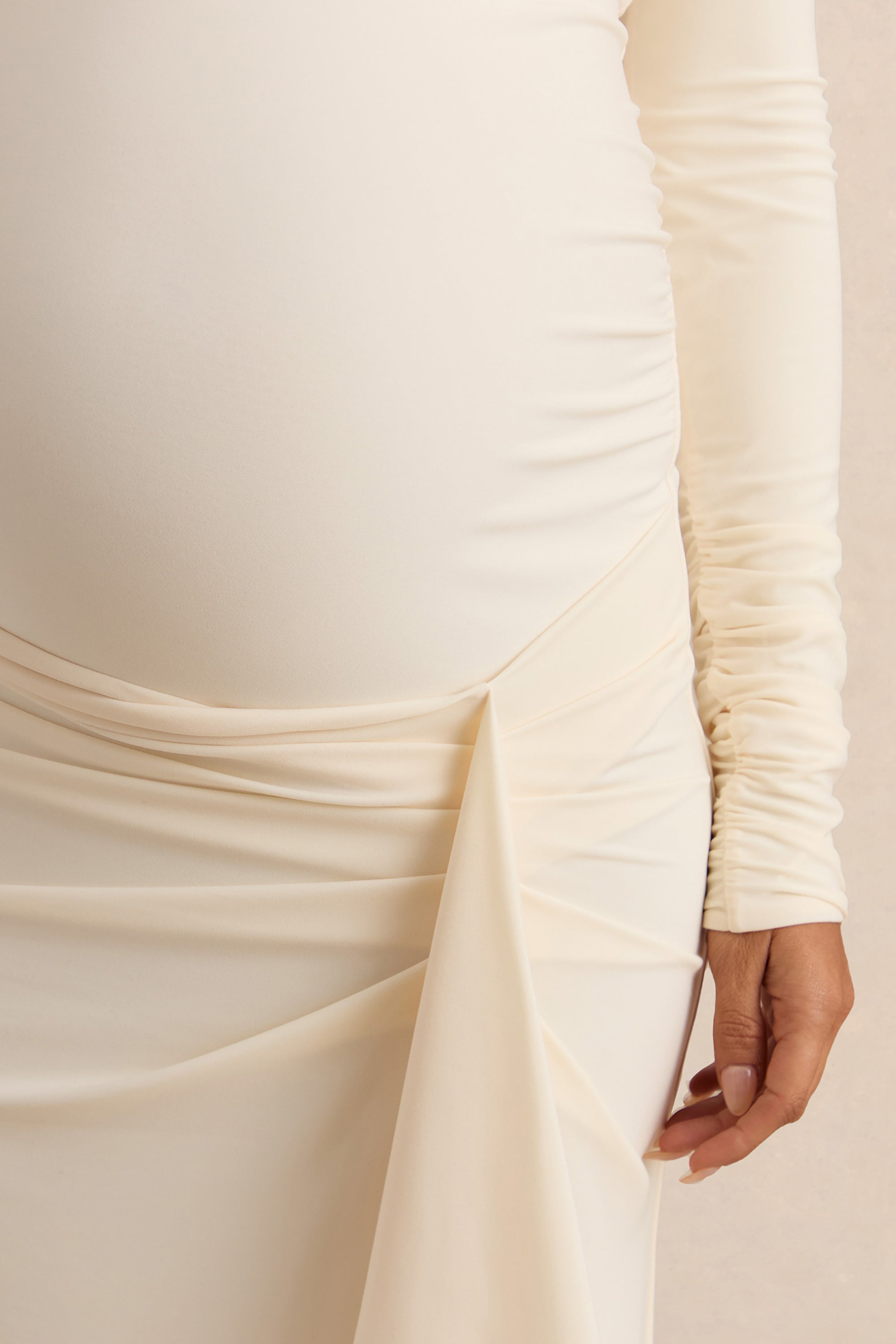 ECM_HR_CL138245111---Drusilla-_-Cream-Asymmetric-Neck-Maternity-Maxi-Dress-With-Gathered-Detailing-4.jpg