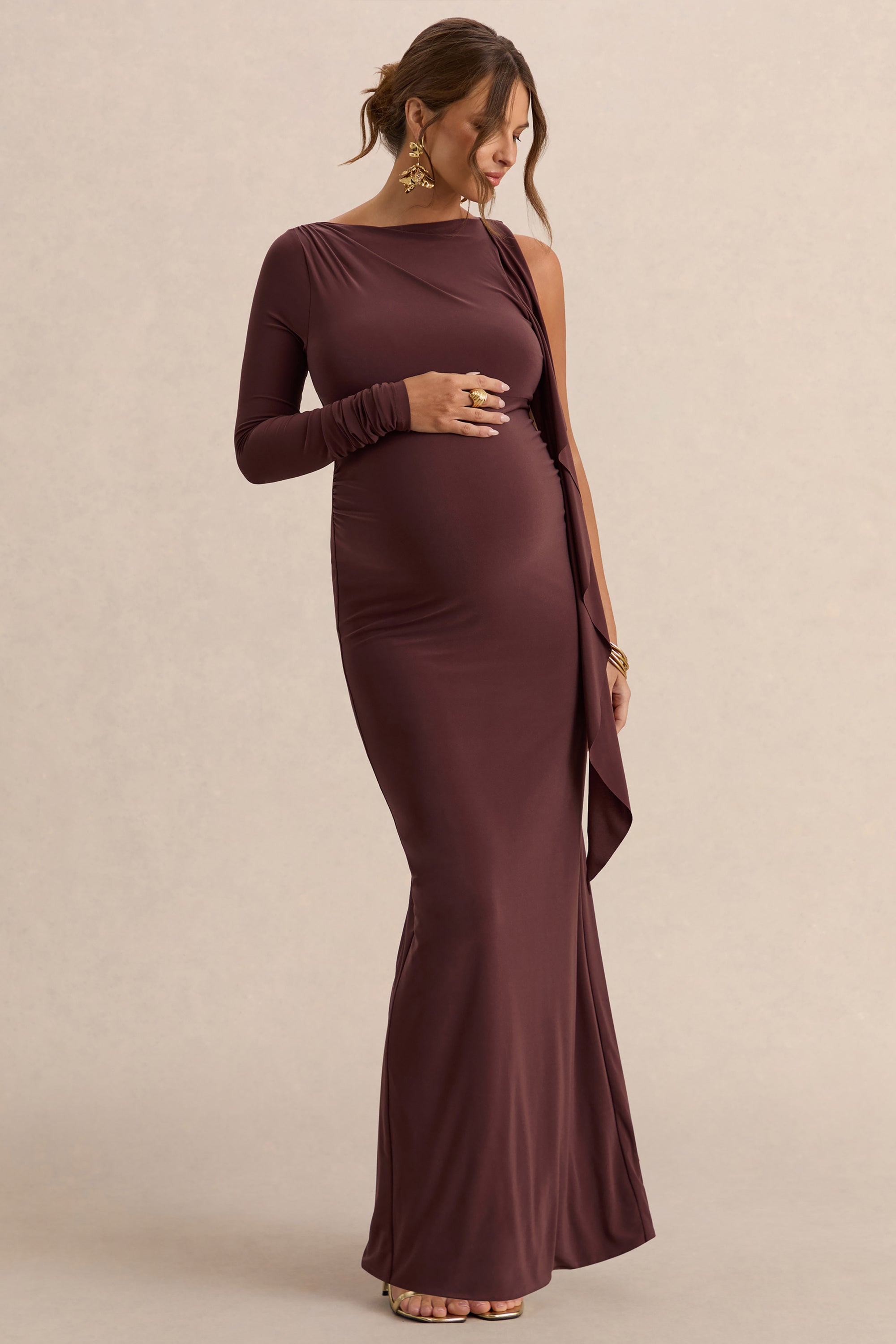 ECM_HR_CL138246022---Emanuela-Dark-Brown-Boat-Neck-Maternity-Maxi-Dress-With-Sash-Detail-0.jpg