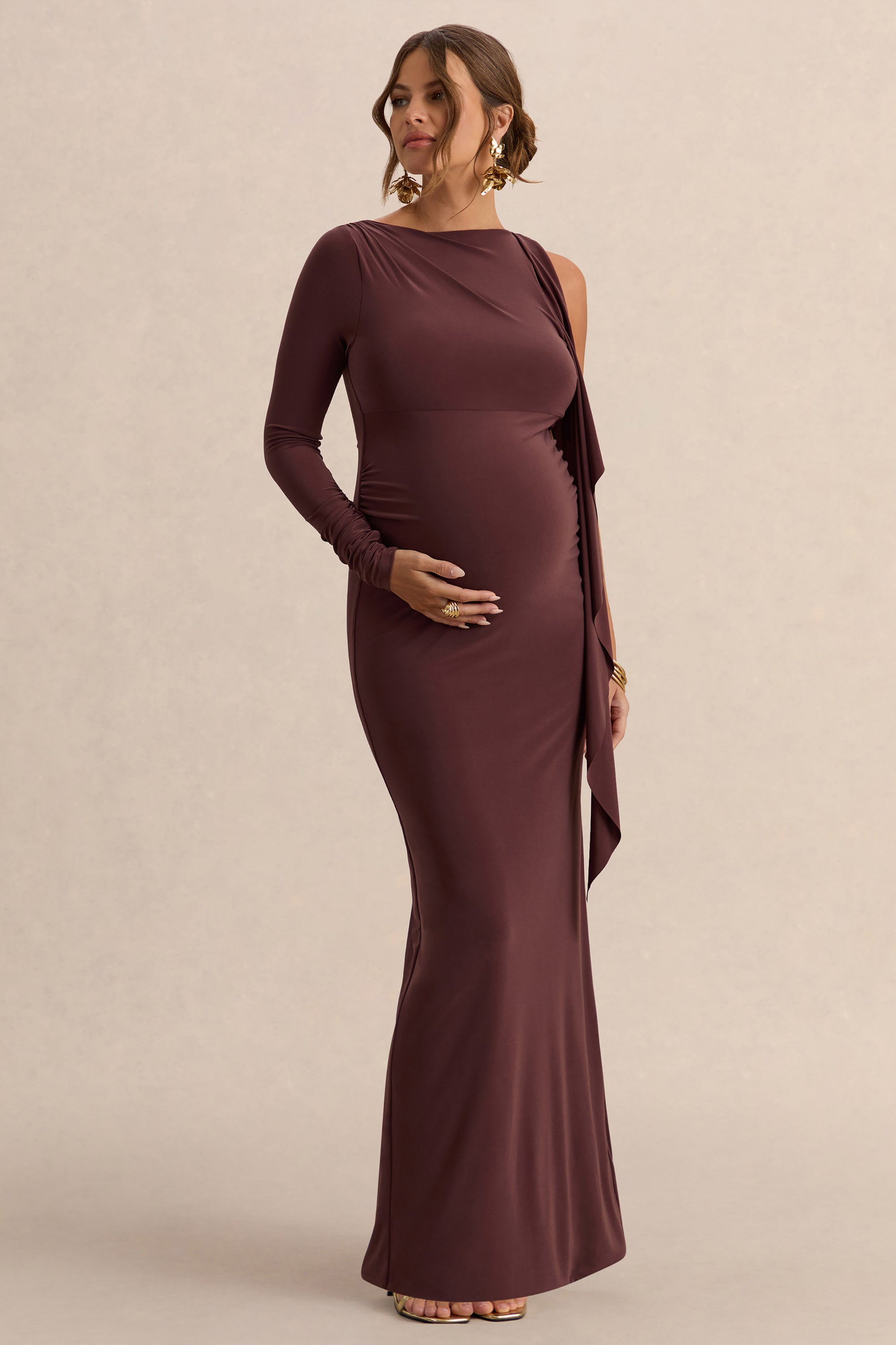 ECM_HR_CL138246022---Emanuela-Dark-Brown-Boat-Neck-Maternity-Maxi-Dress-With-Sash-Detail-1.jpg