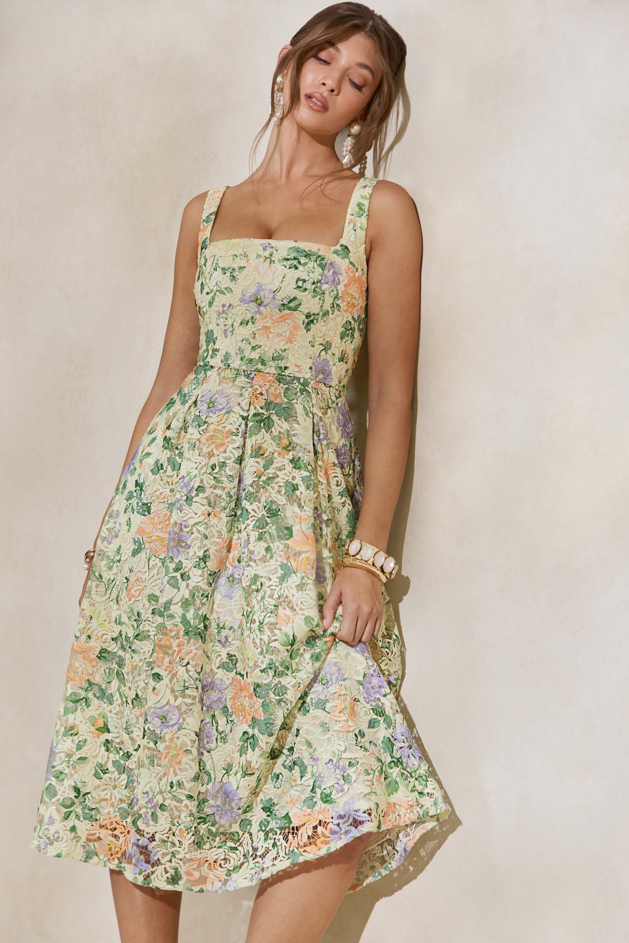 ECM_HR_CL138257121 - Lorielle _ Lemon Floral Print Lace Square-Neck Midi Dress5.jpg