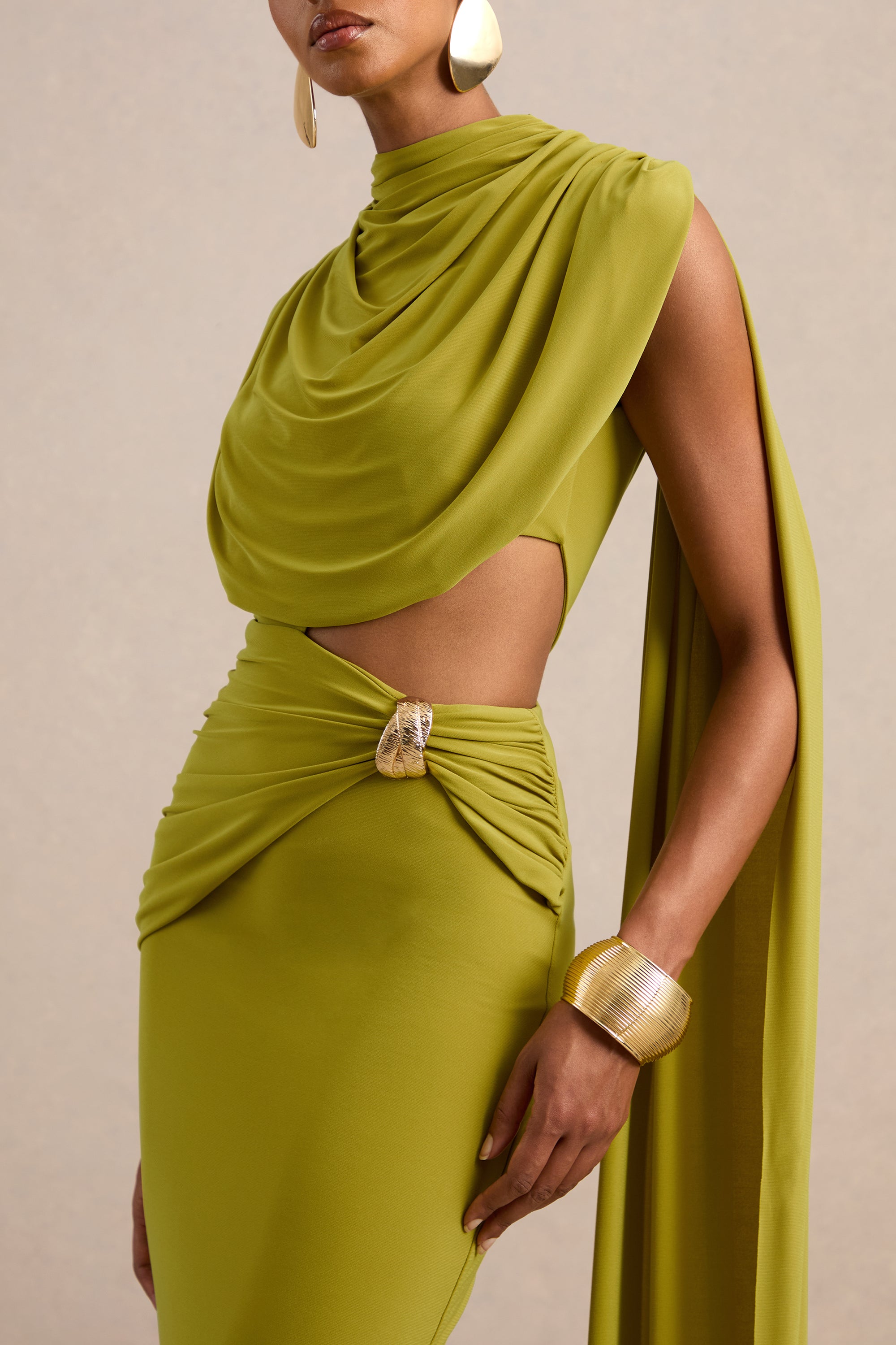 ECM_HR_CL138265031 - Esmaria _ Olive High-Neck Maxi Dress With Gold Detail And Sash6.jpg