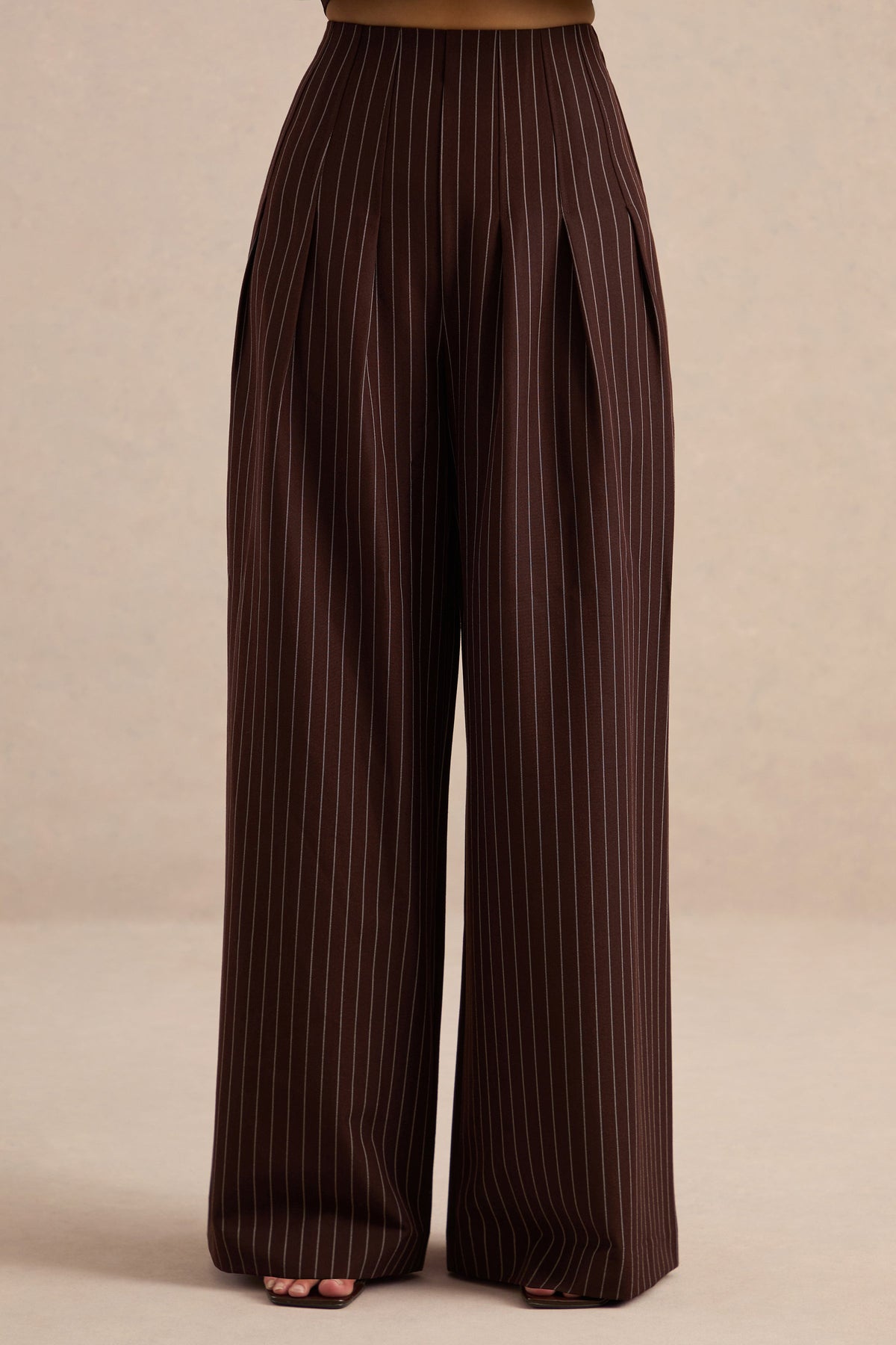 CL13827402106_CL138274021_-_Genara_Brown_Pinstripe_Wide-Leg_Trousers_3