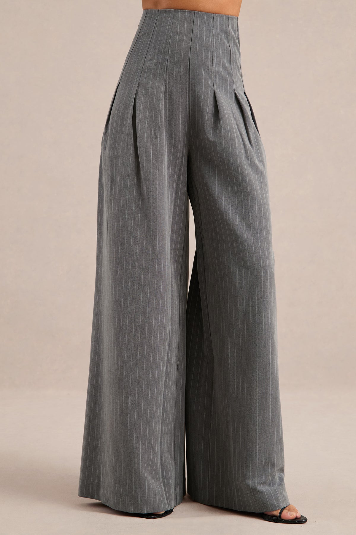 CL138274042 - Genara - Grey Pinstripe Wide-Leg Trousers 4.jpg