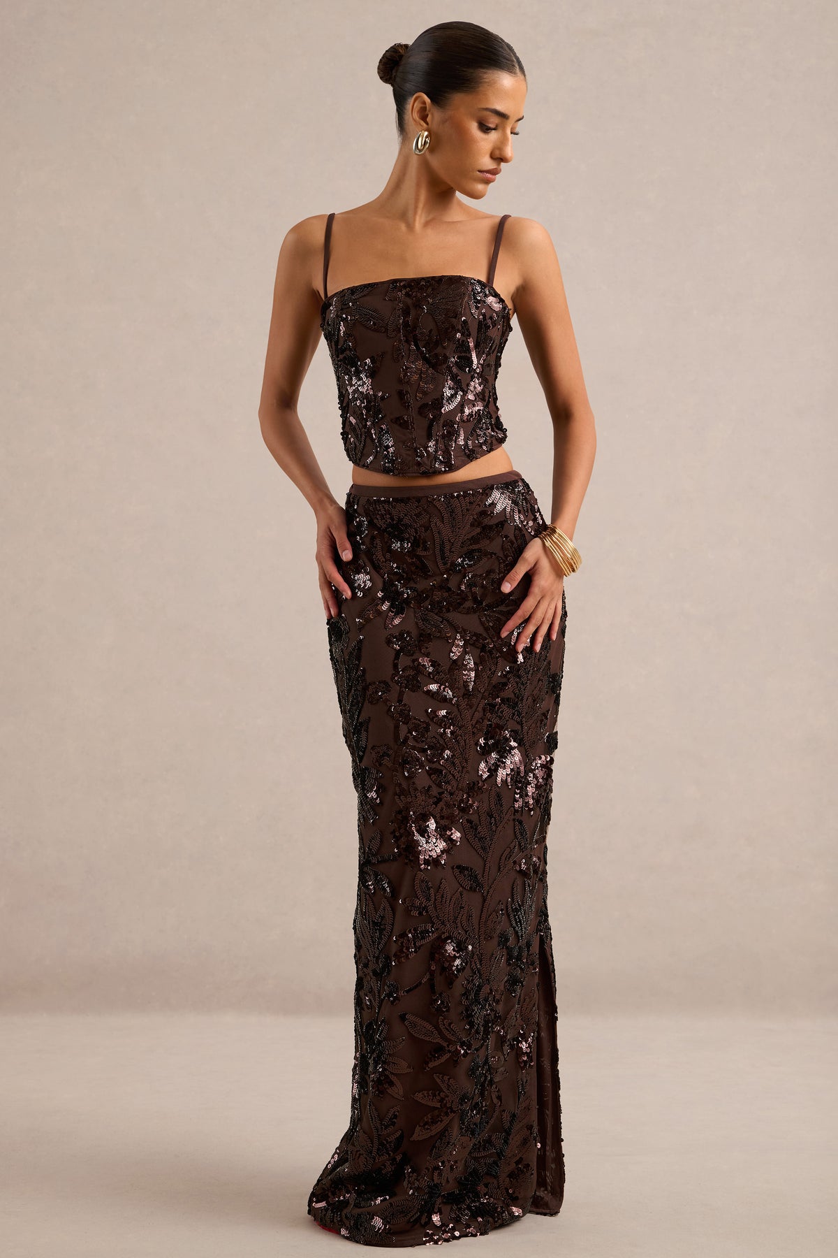 ECM_HR_CL138381021 - Odile | Brown Embellished Square-Neck Top + CL138382021 - Oksana | Brown Printed Mesh Maxi Skirt7.jpg