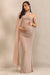 ECM_HR_CL138455060  - Ottoline Champagne Asymmetric-Neck Maternity Maxi Dress With Sheer Cape Detail0.jpg
