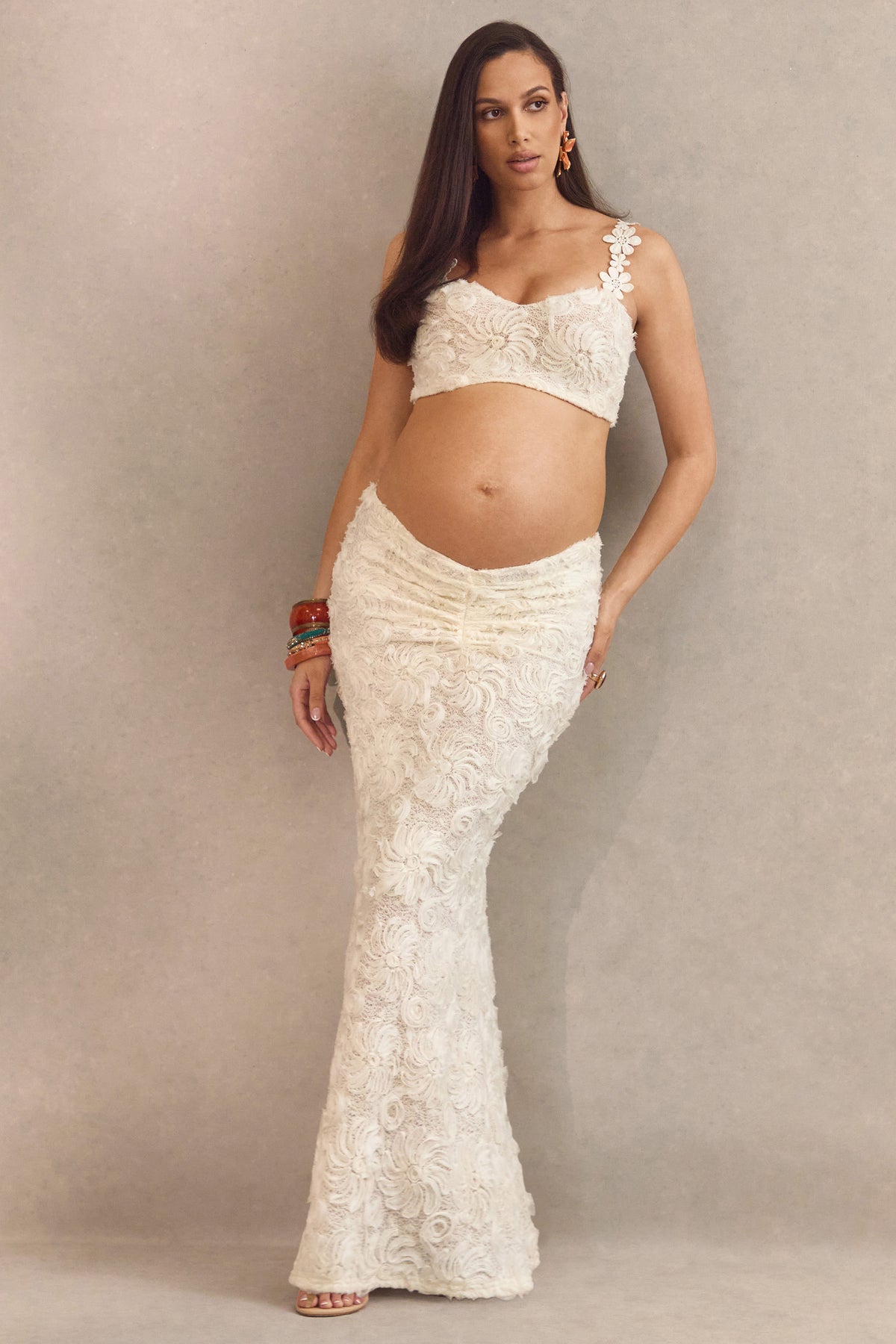 CL138478110 - Arlina _ White Lace Maternity Maxi Skirt With Gathered Detailing 2.jpg