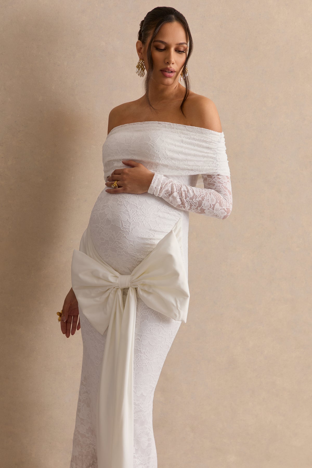 ECM_HR_CL138483110  - Solina White Lace Bardot-Neck Maternity Maxi Dress With Bow Detail7.jpg