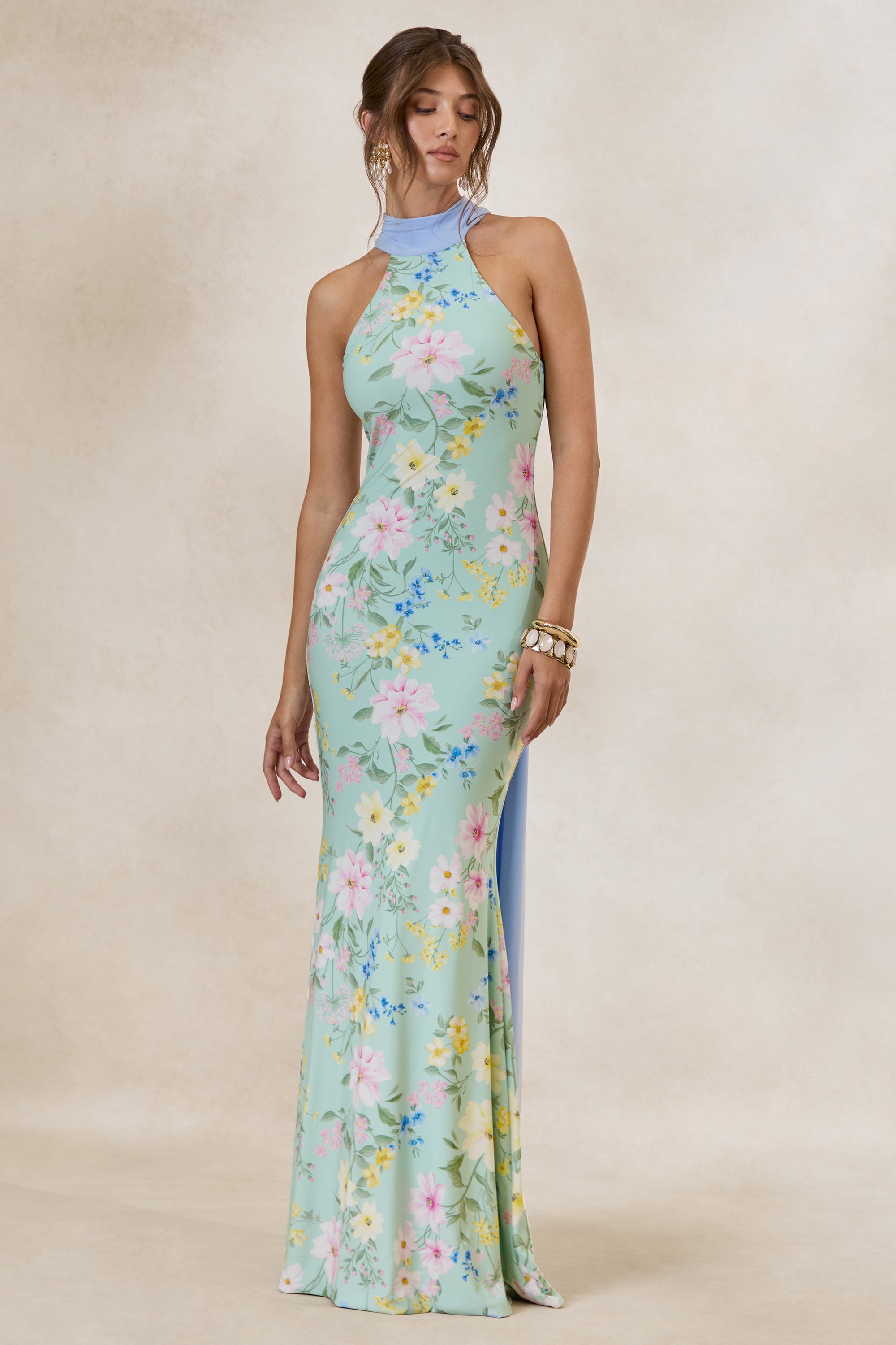 ECM_HR_CL138564032 - Inarah _ Mint Floral Print High-Neck Maxi Dress With Scarf Detail 1.jpg