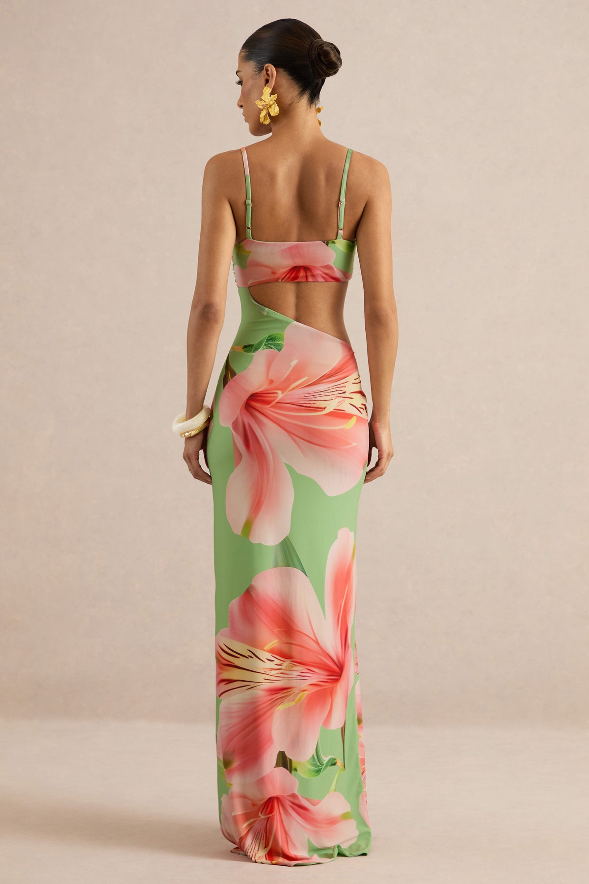 ECM_HR_Miralina Dark Green Floral Print Sweetheart-Neck Maxi Dress Witn Body Cut-Outs And Gold Detail 89.jpg