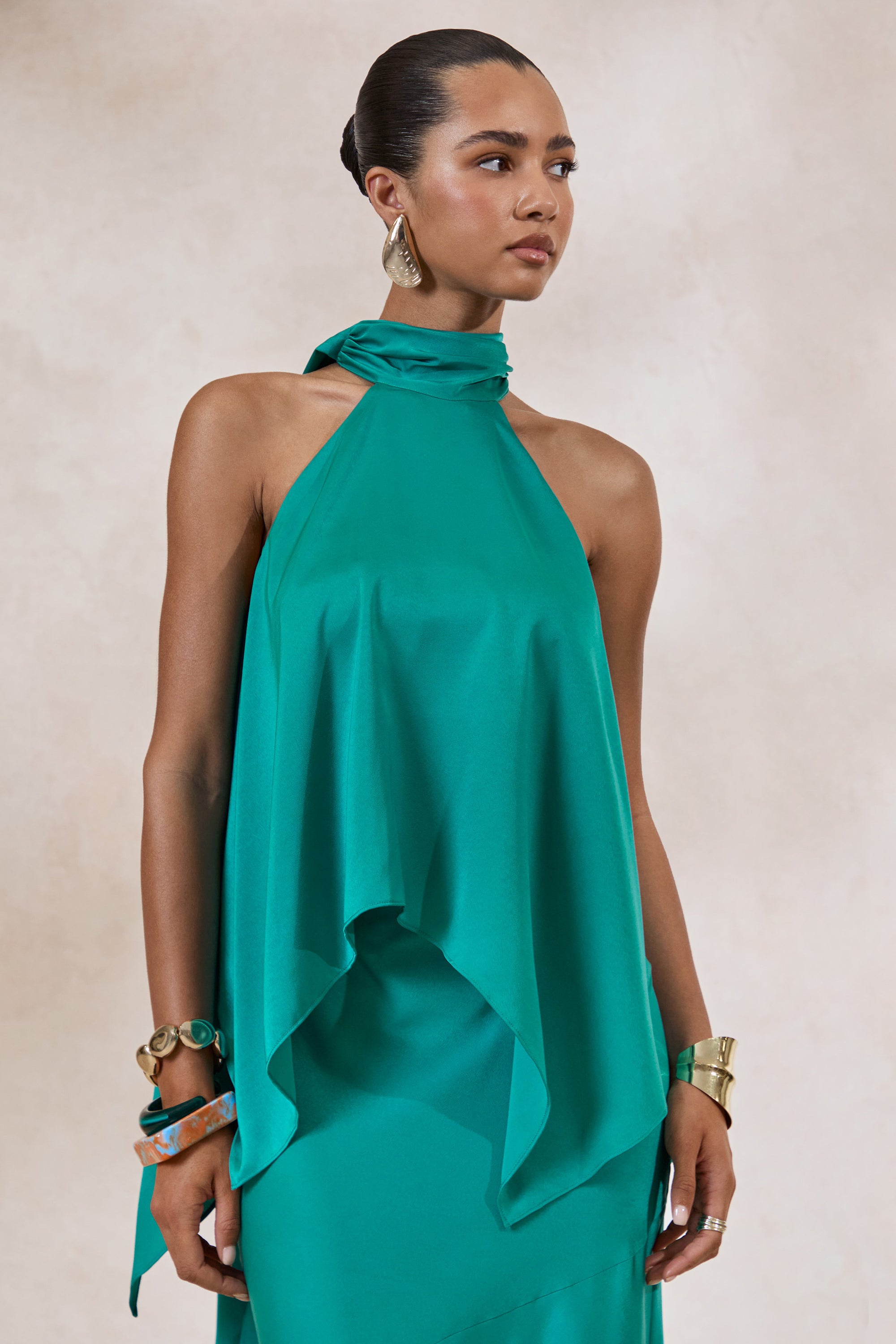 ECM_HR_CL138633036 - Sarina _ Teal Satin Maxi Skirt + CL138632036 - Sarina _ Teal Satin Halter-Neck Top 3.jpg