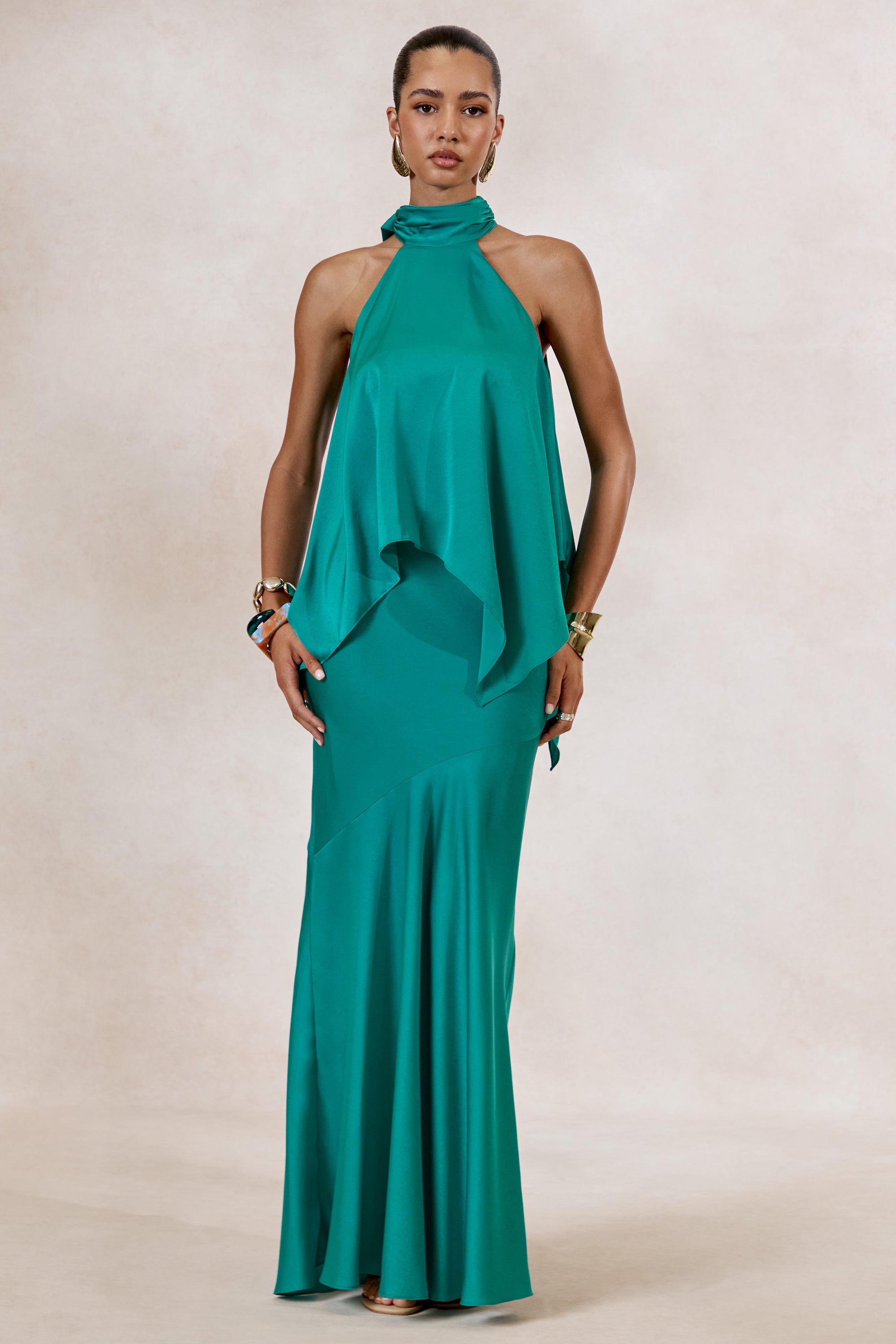 ECM_HR_CL138633036 - Sarina _ Teal Satin Maxi Skirt + CL138632036 - Sarina _ Teal Satin Halter-Neck Top 2.jpg