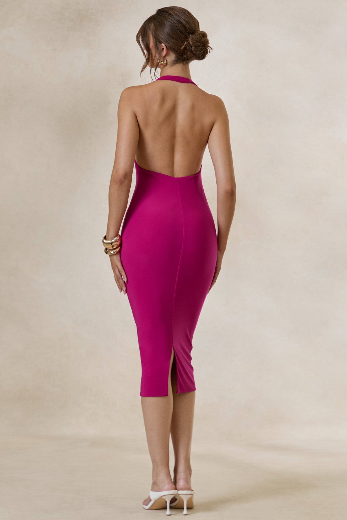 ECM_HR_CL138644080 - Vela _ Hot Pink Asymmetric-Neck Midi Dress 5.jpg
