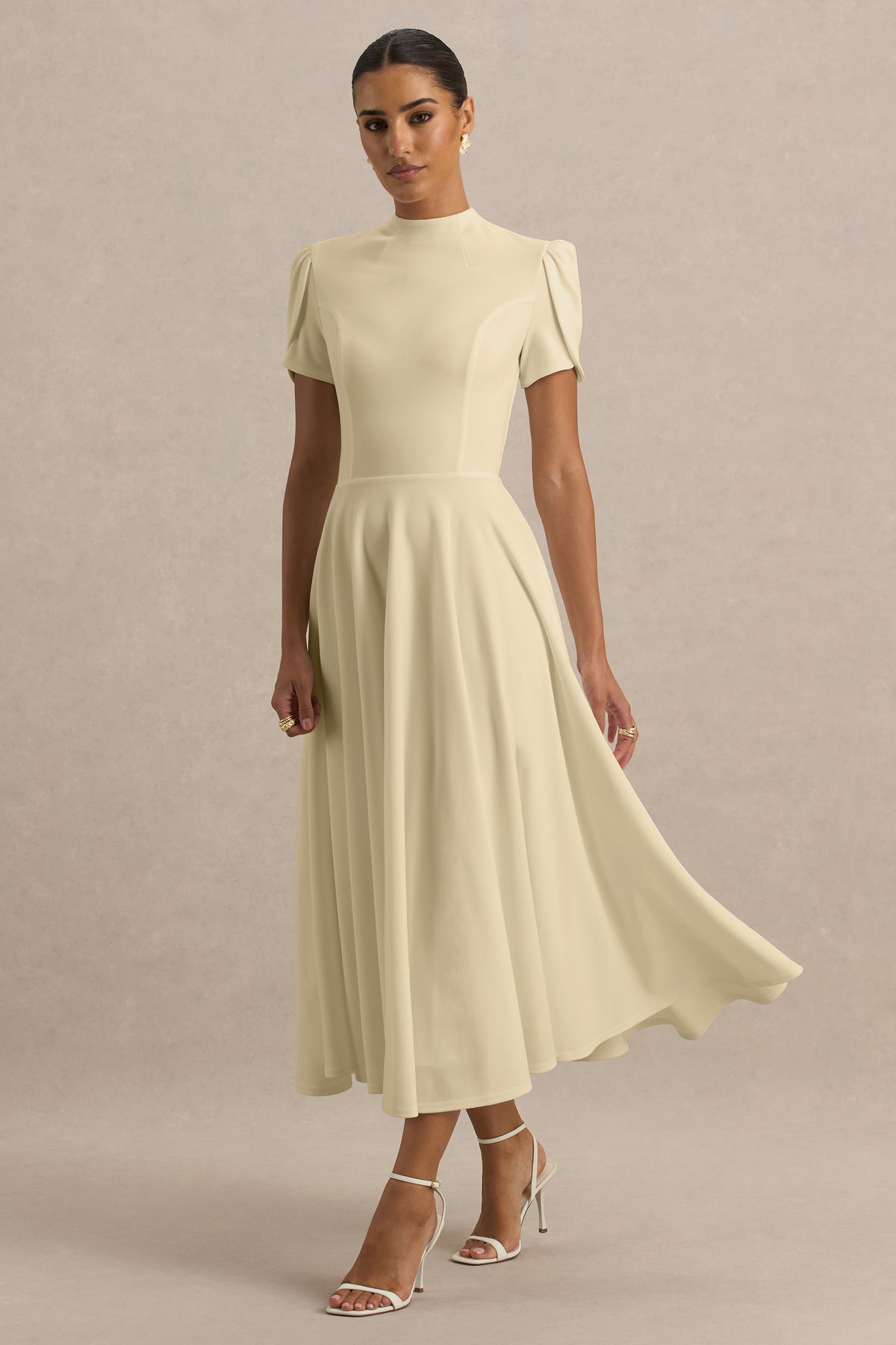 ECM_HR_CL138715121 - Vicky Lemon High Neck Midi Dress With Puff Sleeves  09.jpg