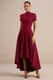 ECM_HR_CL138718101 - Bellona | Burgundy High-Neck High-Low Midi Dress 0.jpg