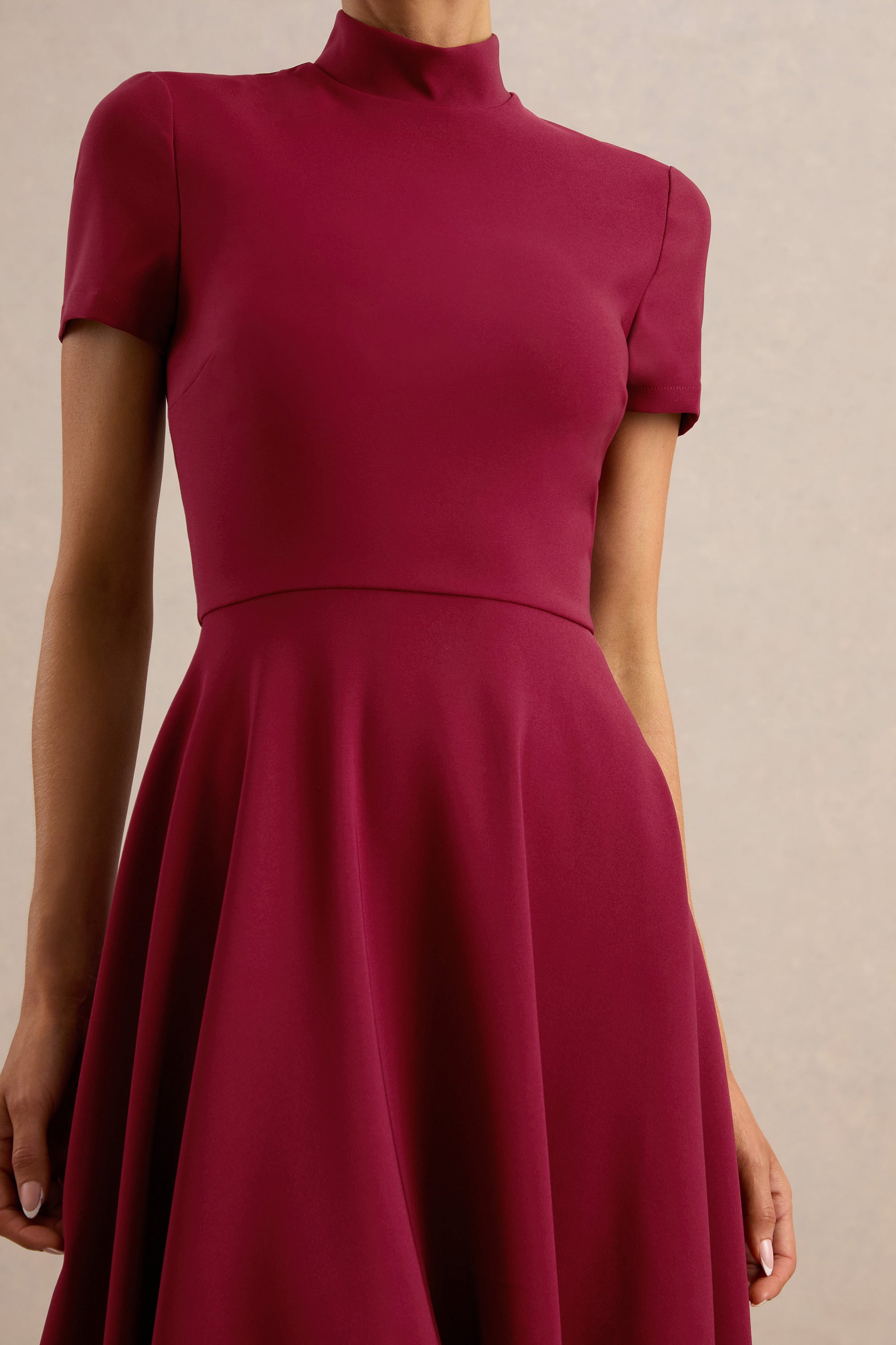 ECM_HR_CL138718101 - Bellona | Burgundy High-Neck High-Low Midi Dress 3.jpg