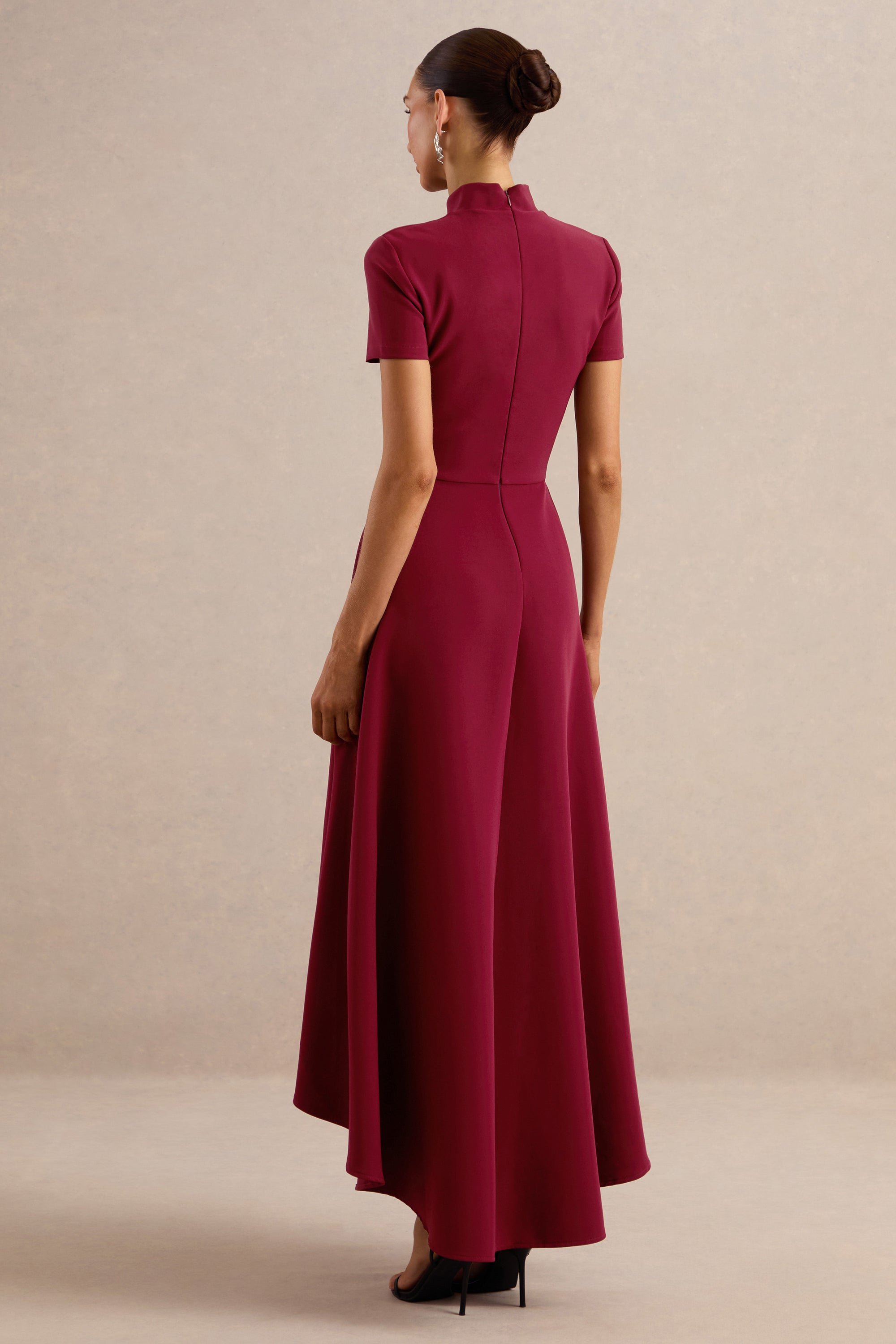 ECM_HR_CL138718101 - Bellona | Burgundy High-Neck High-Low Midi Dress 5.jpg