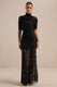 ECM_HR_CL138737001 - Clarinda _ Black Lace High-Neck Maxi Dress With Short Cape Detail0.jpg