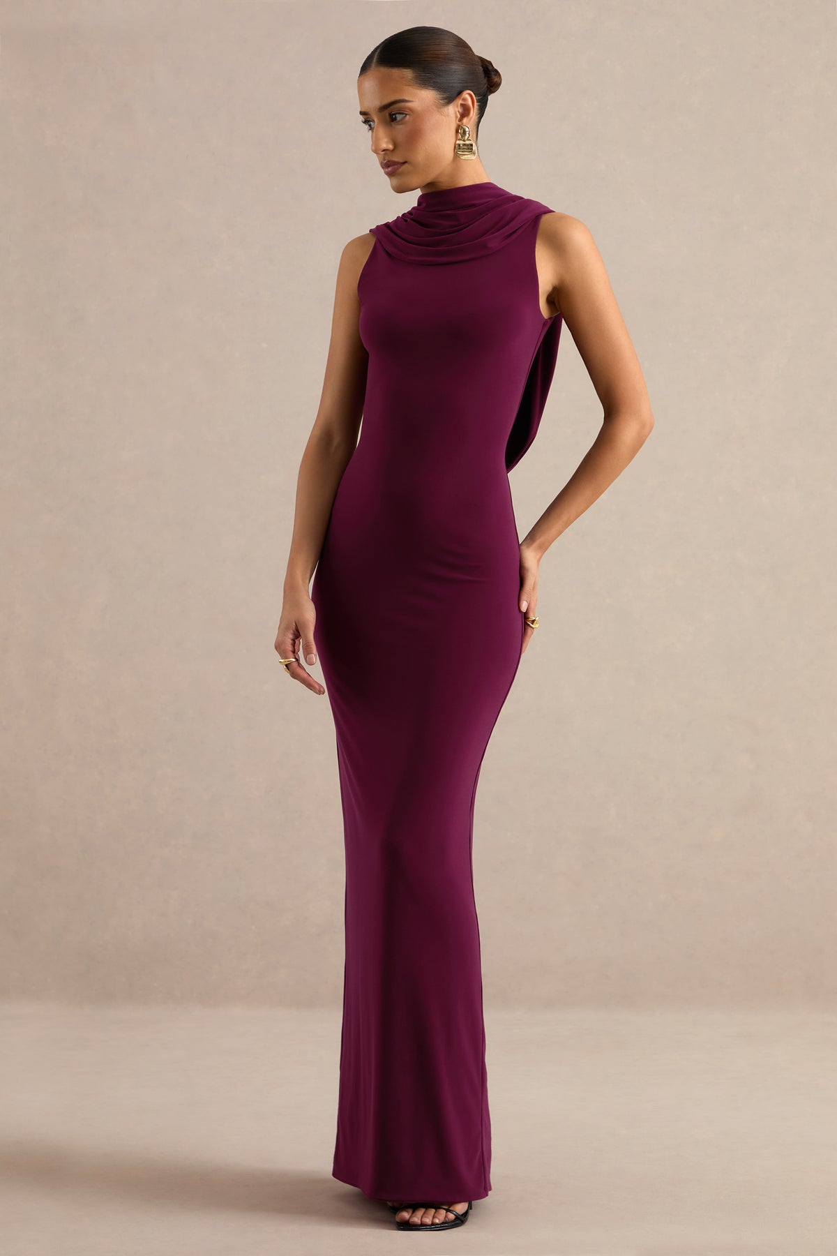 ECM_HR_CL138754102 - Jolina _ Burgundy High-Neck Maxi Dress 1.jpg