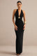 ECM_HR_CL138775001 - Maribelia _ Black Extreme Plunge-Neck Maxi Dress With Gold Detail 5.jpg