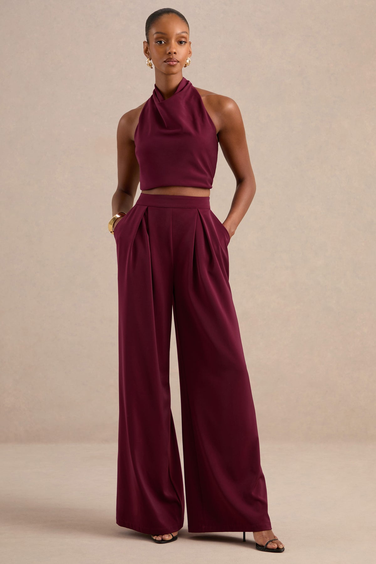 CL138967101 - Marne Berry Satin High Cowl Neck Crop Top2.jpg